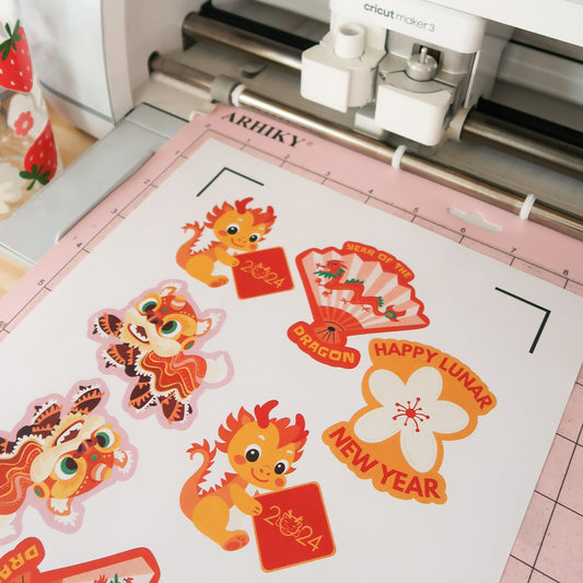 Year of the Dragon: Lunar New Year Stickers 2024