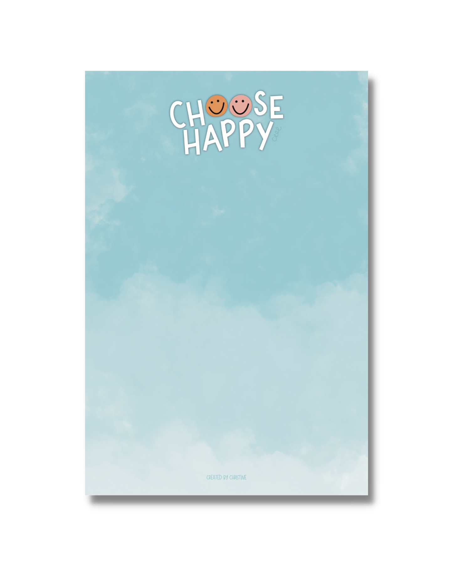 Choose Happy Notepad