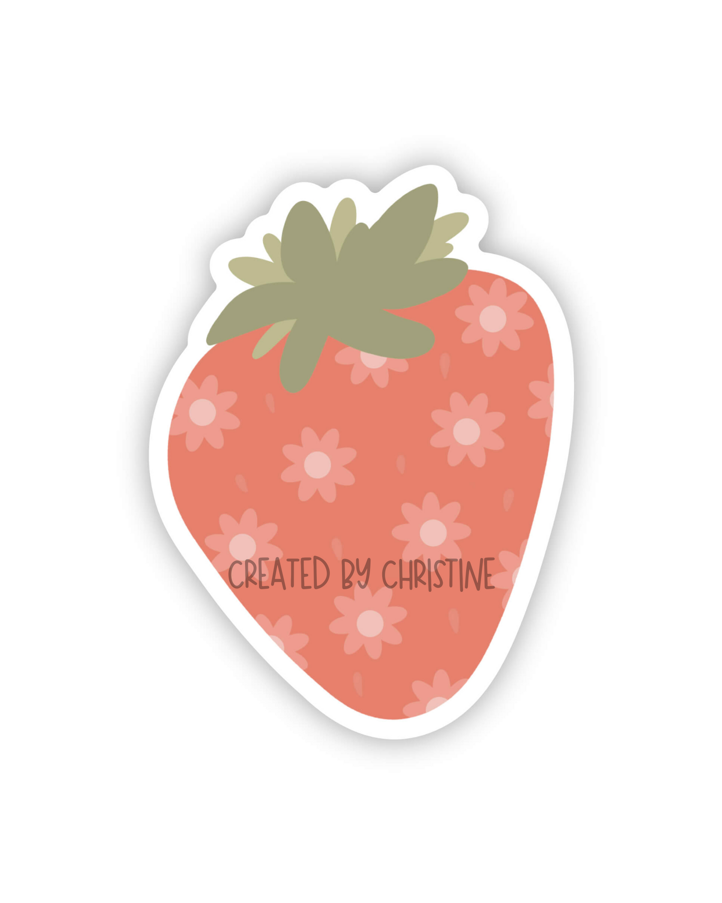 Strawberry Summer Sticker