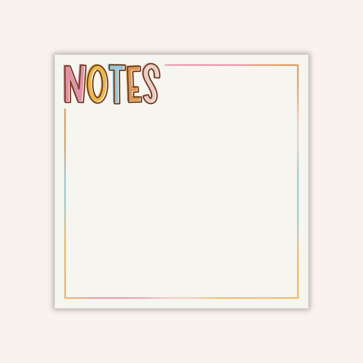 Classic Notes Sticky Notes
