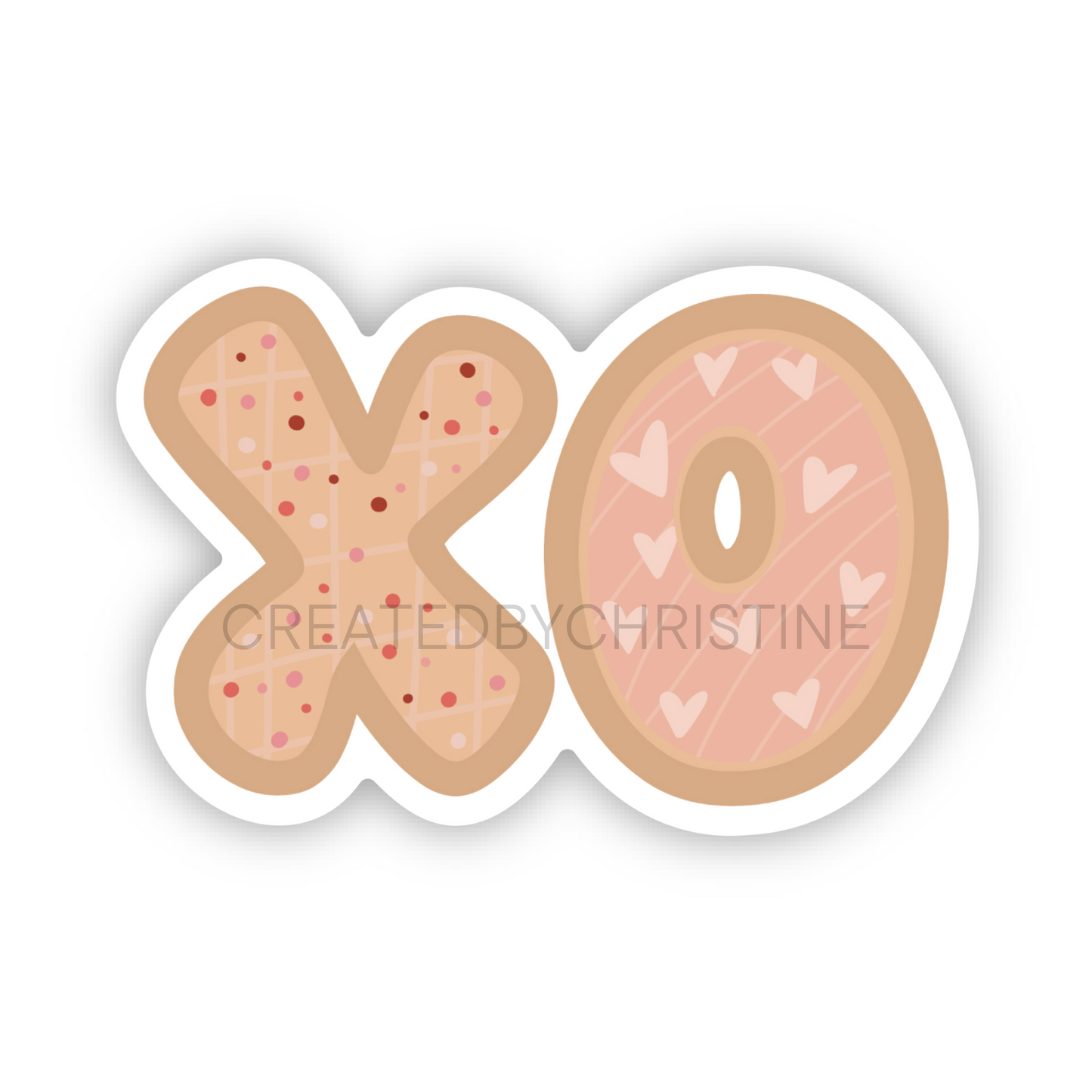 Valentine Donuts Sticker