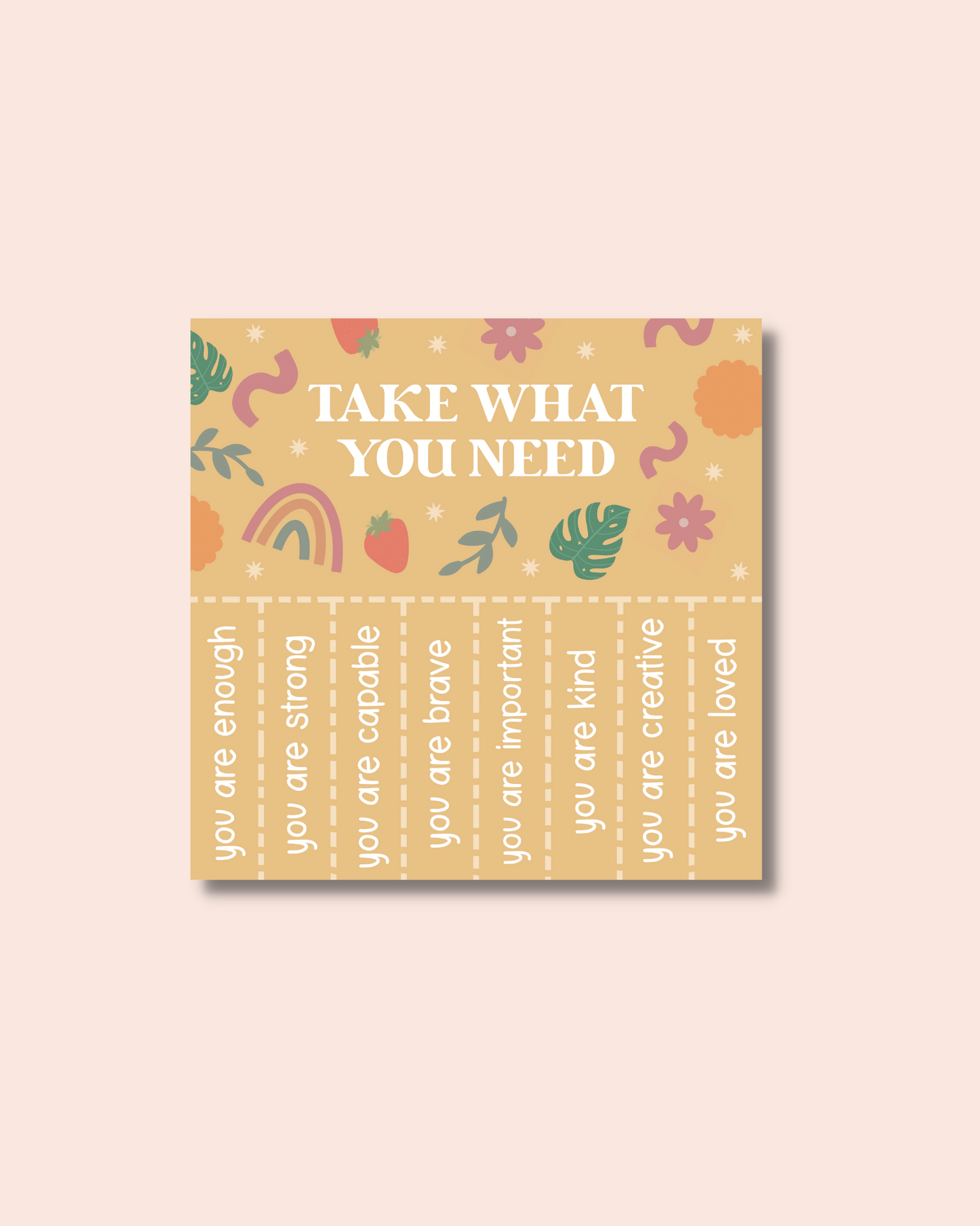 Take What You Need Sticker