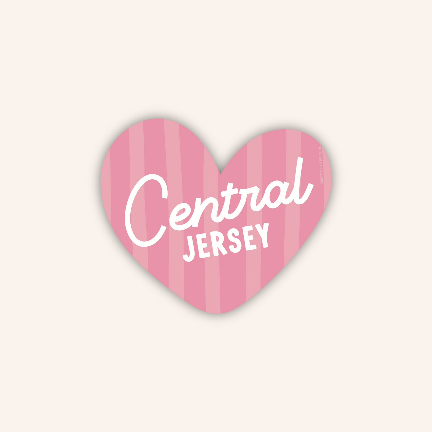 Central Jersey Sticker
