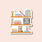 Read More Books Bookshelf Sticker