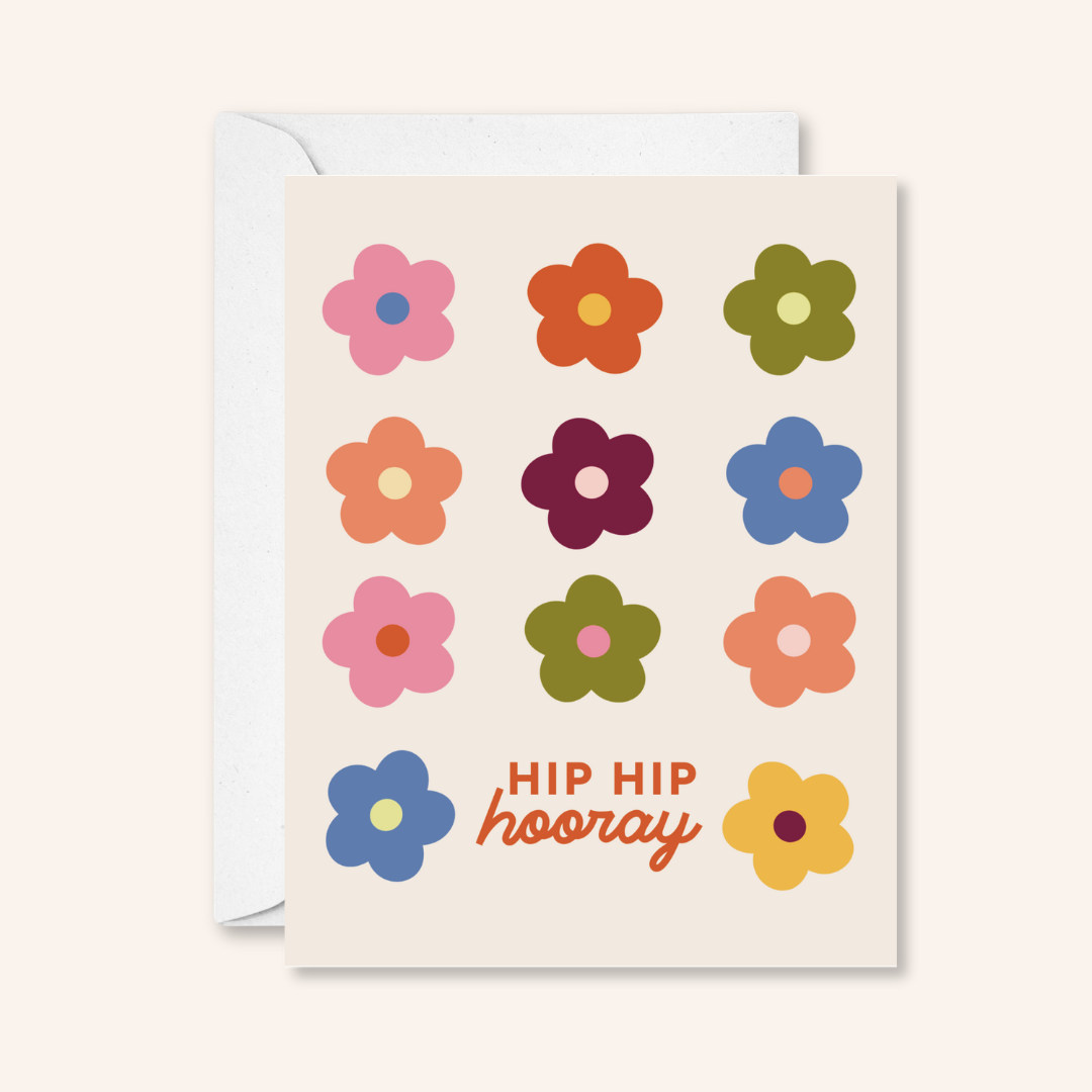 Hip Hip Hooray Greeting Card