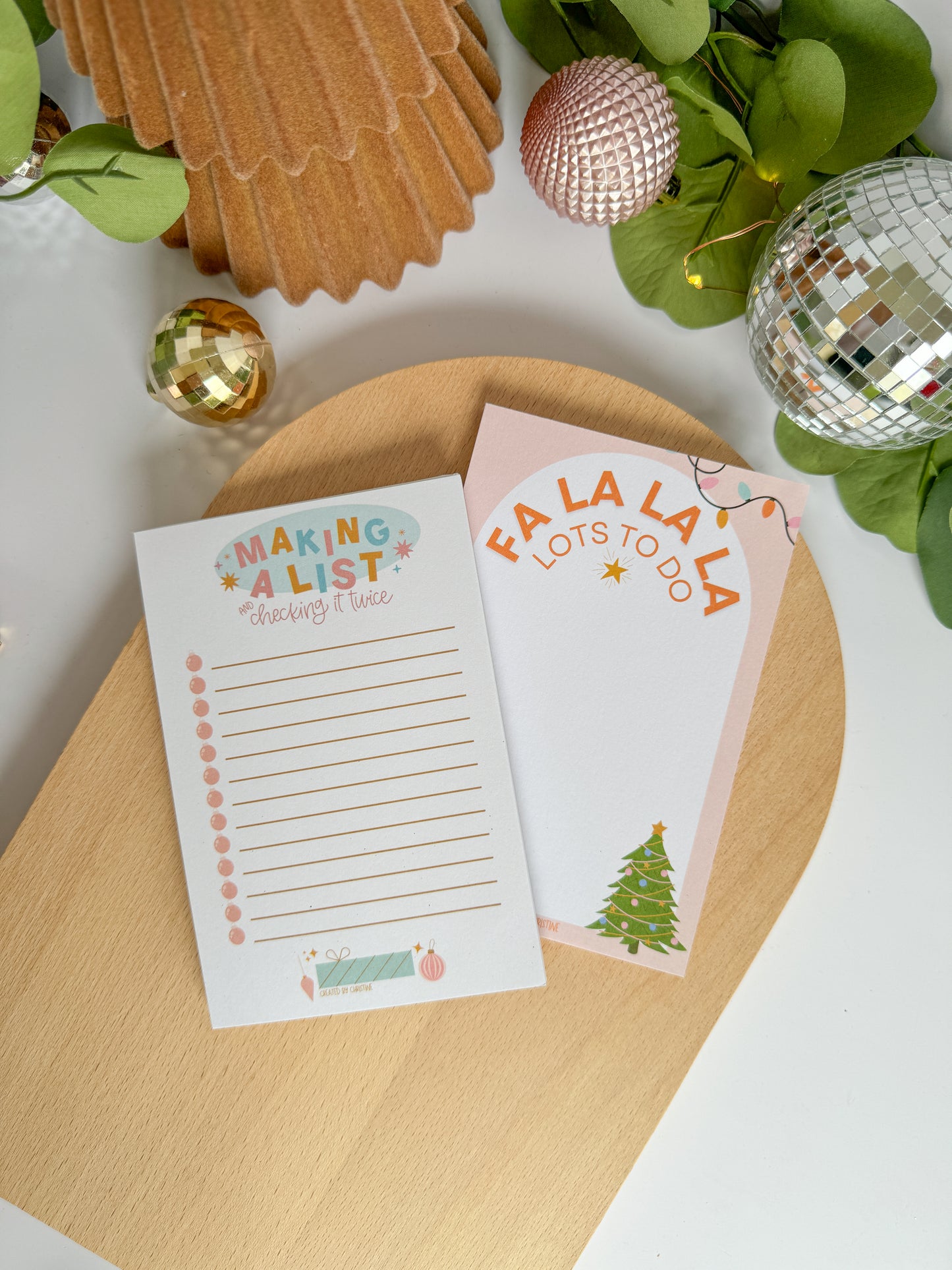 Making a List Check it Twice - 4x6" Holiday Notepad