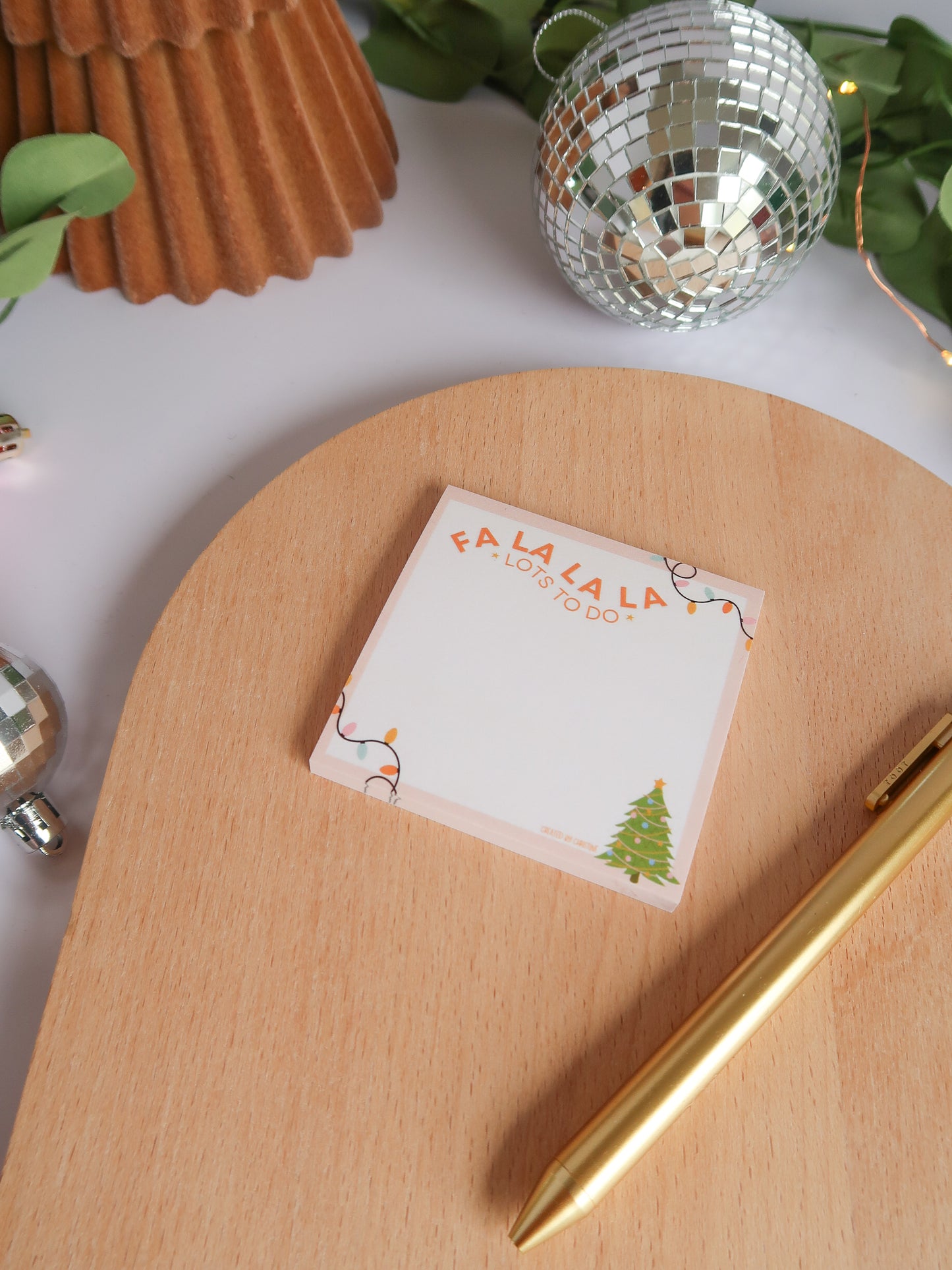 Fa La La Lots To Do | Holiday Sticky Notes