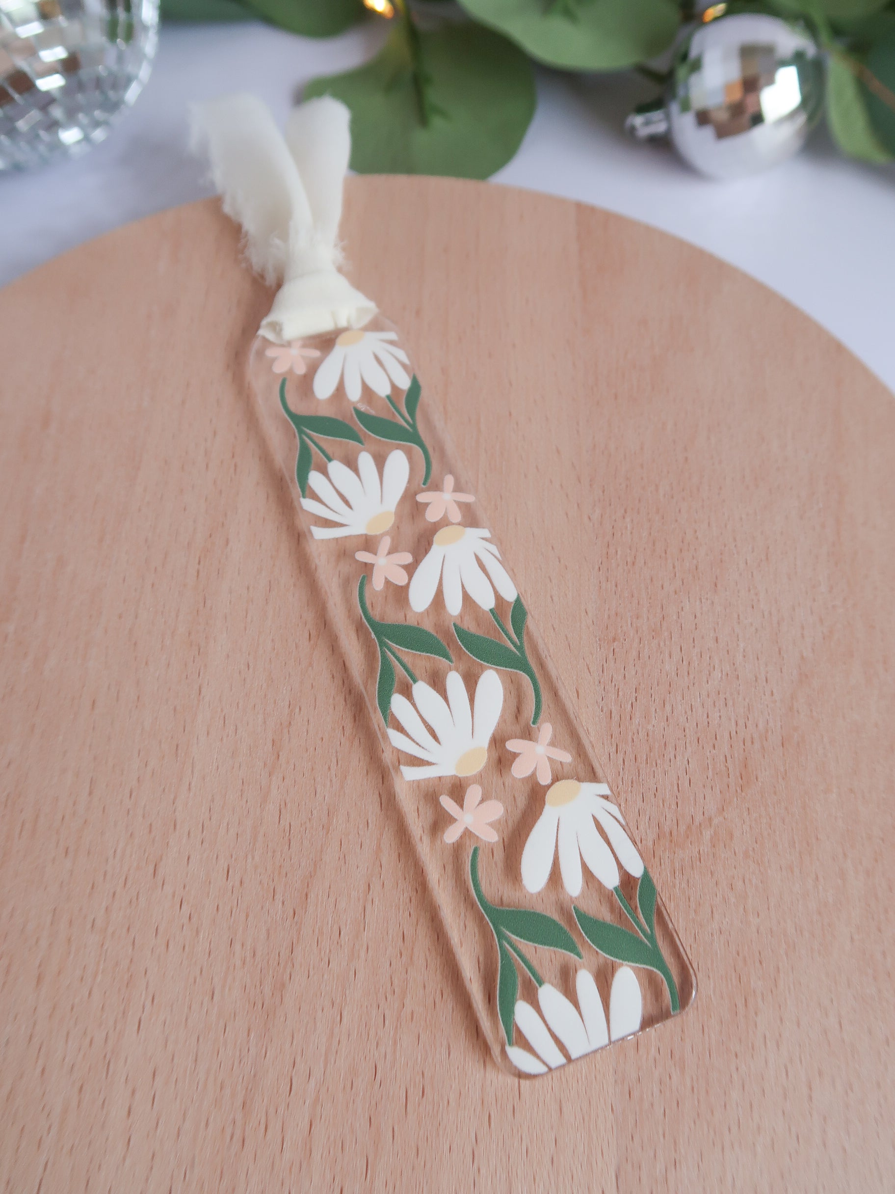 Gardenia Acrylic Bookmark – Created By Christine