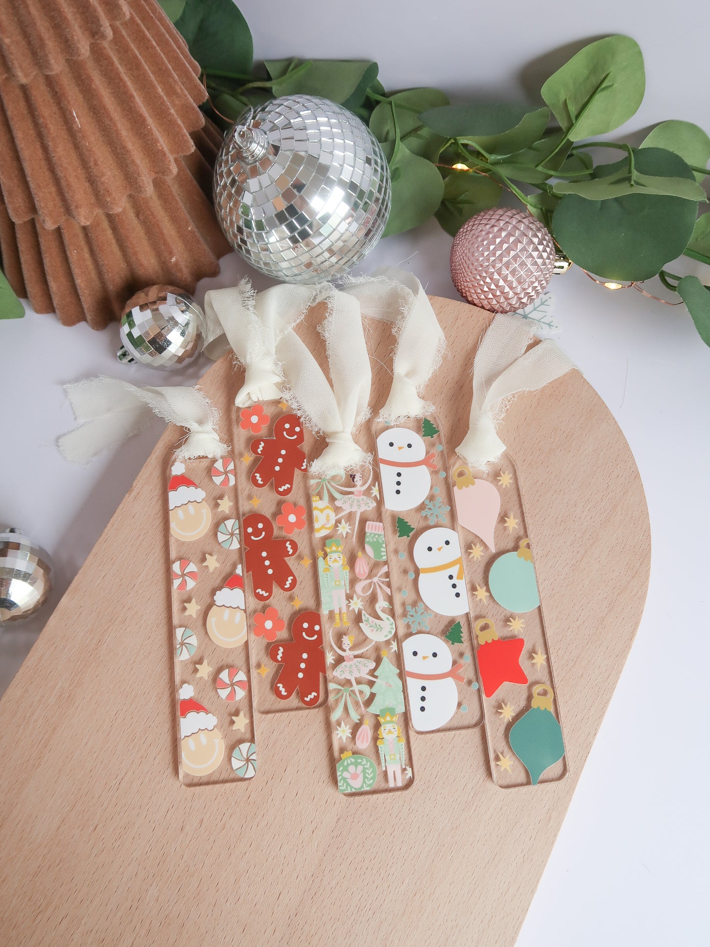 Gingerbread Acrylic Bookmark