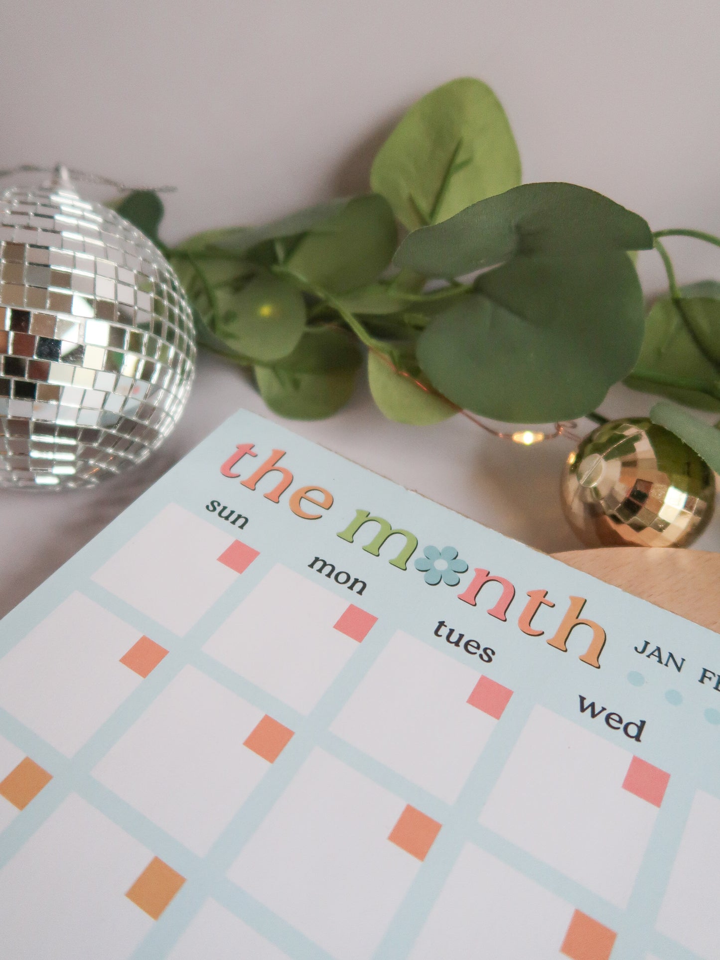 The Month - Monthly Planner Notepad