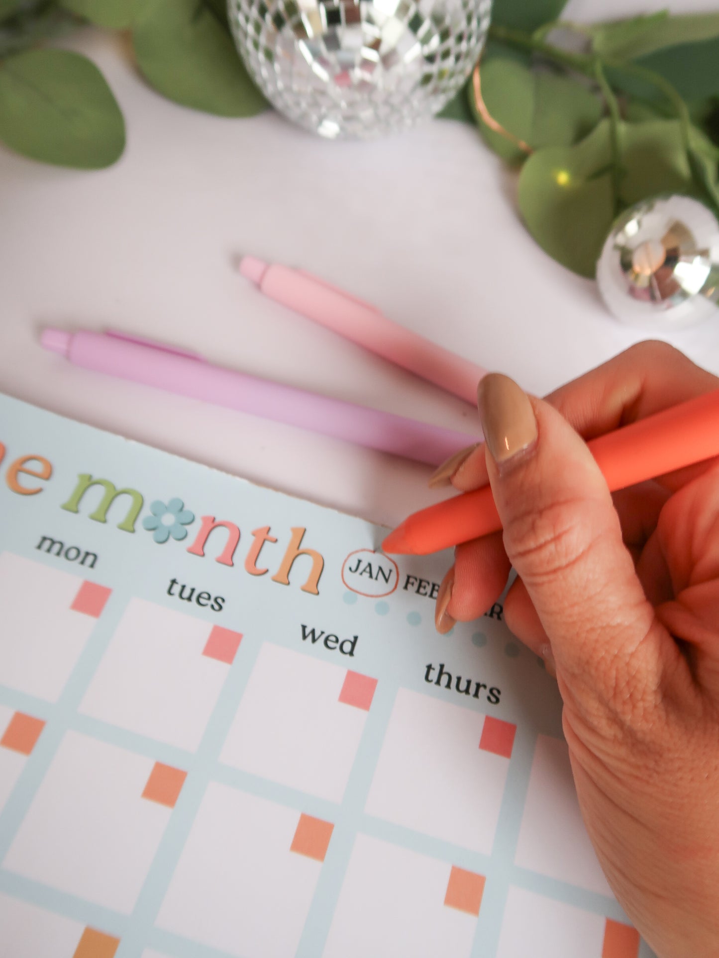 The Month - Monthly Planner Notepad