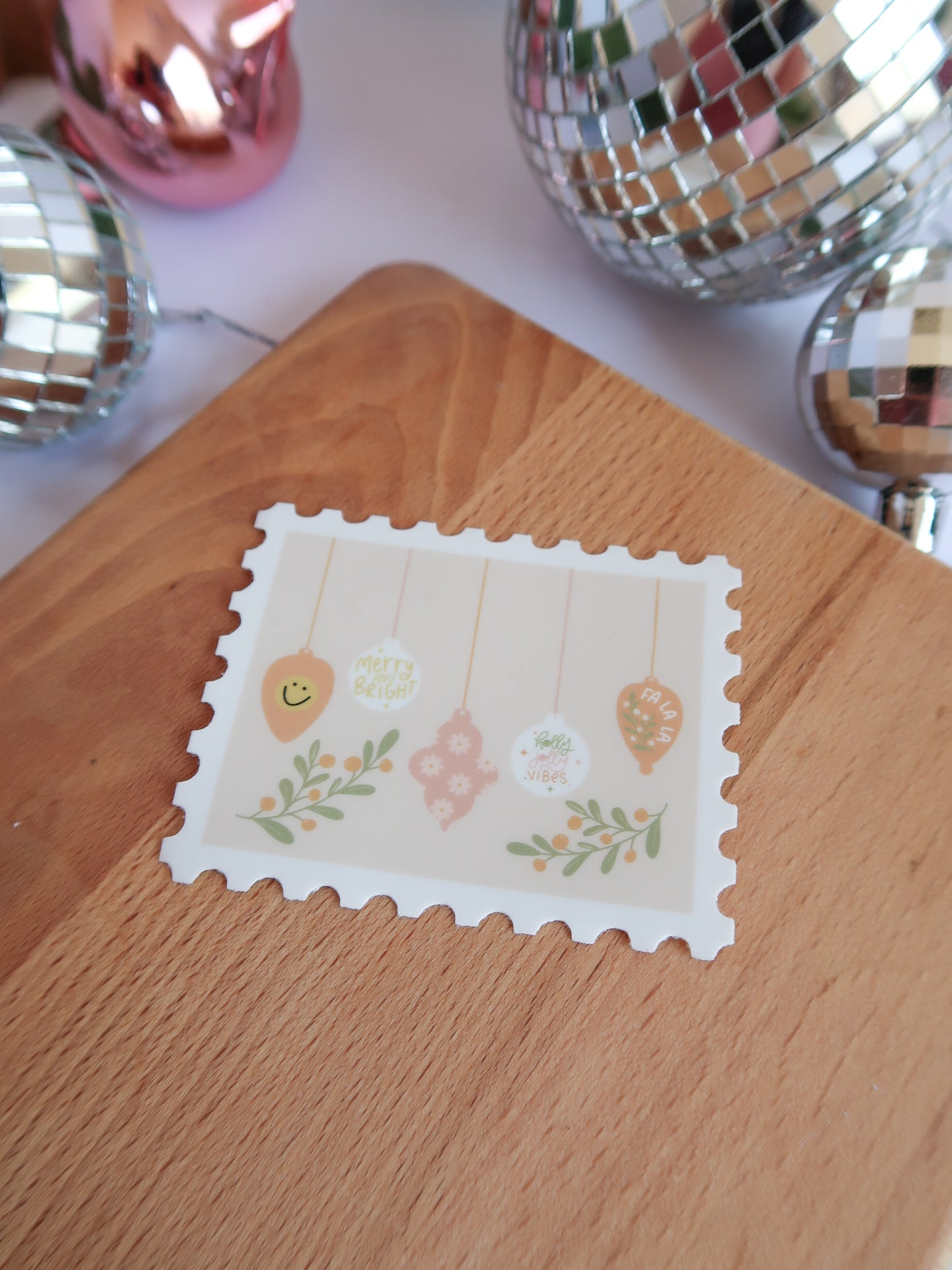 Holiday Stamp Sticker