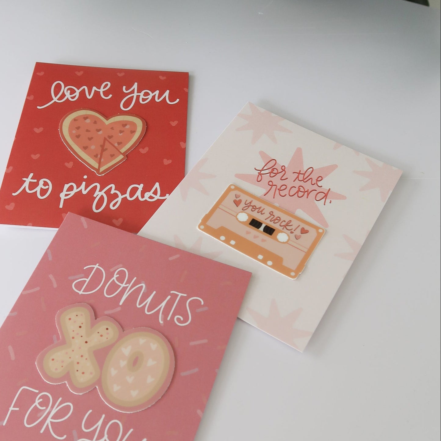 You Rock Valentine Sticker Card