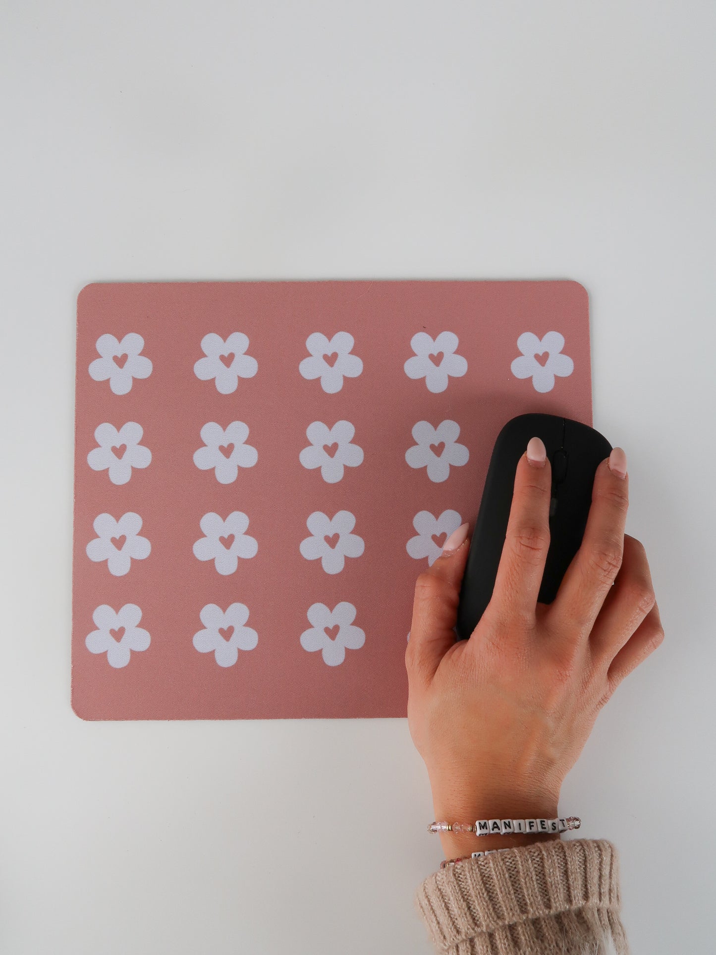 Heart Flower Mousepad