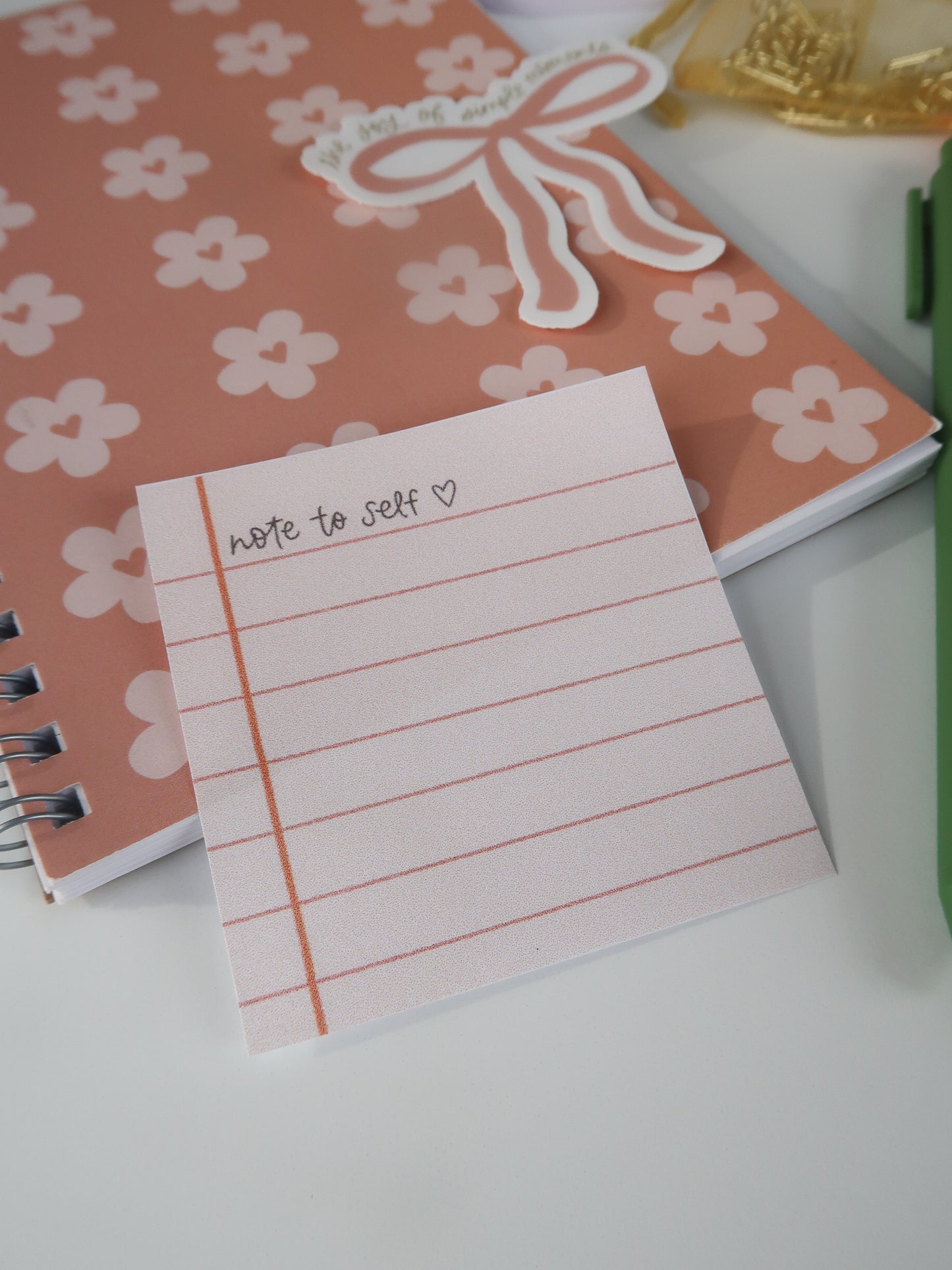 Note To Self Lined Sticky Notes