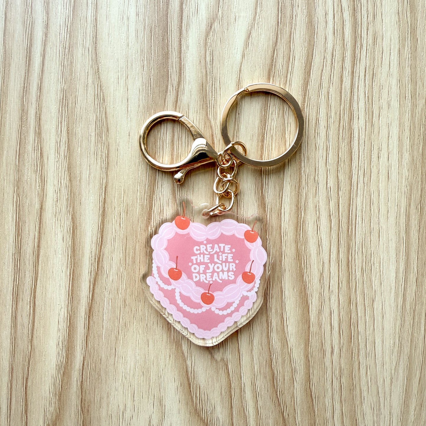 Cake Keychain
