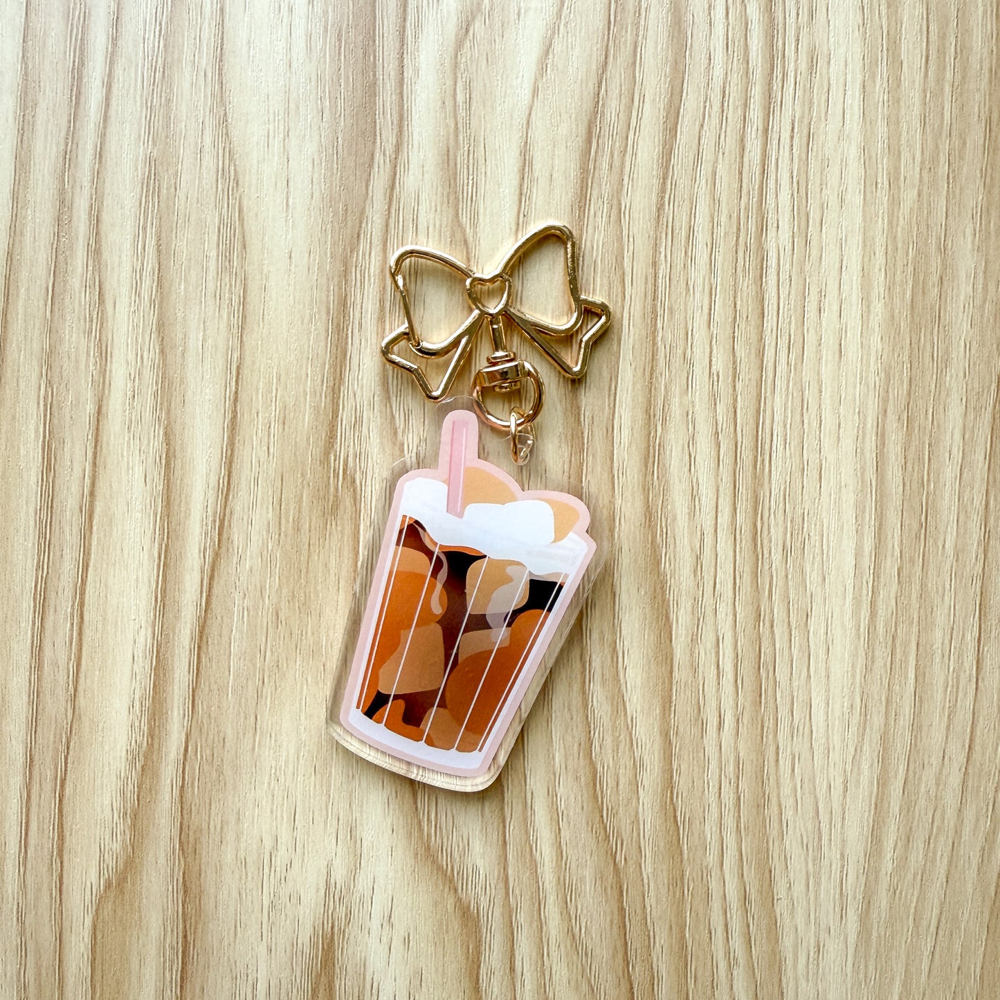 Iced Coffee Keychain