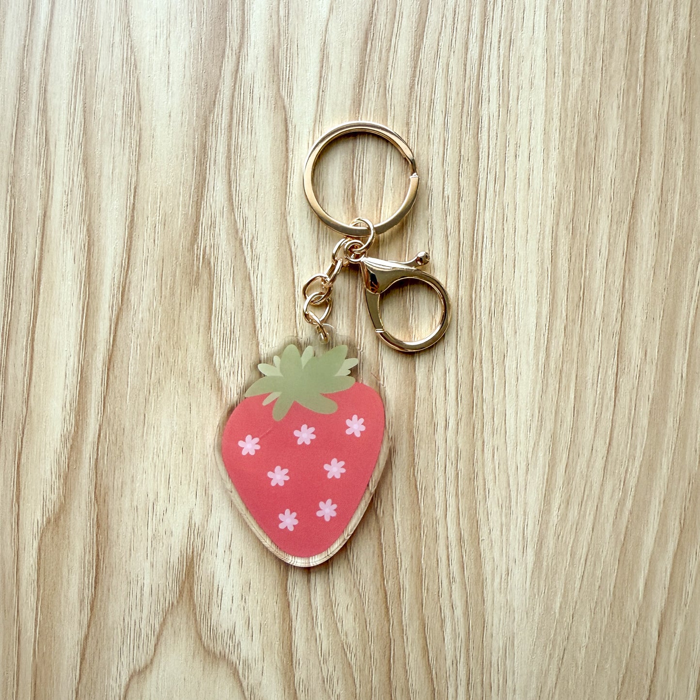 Strawberry Keychain