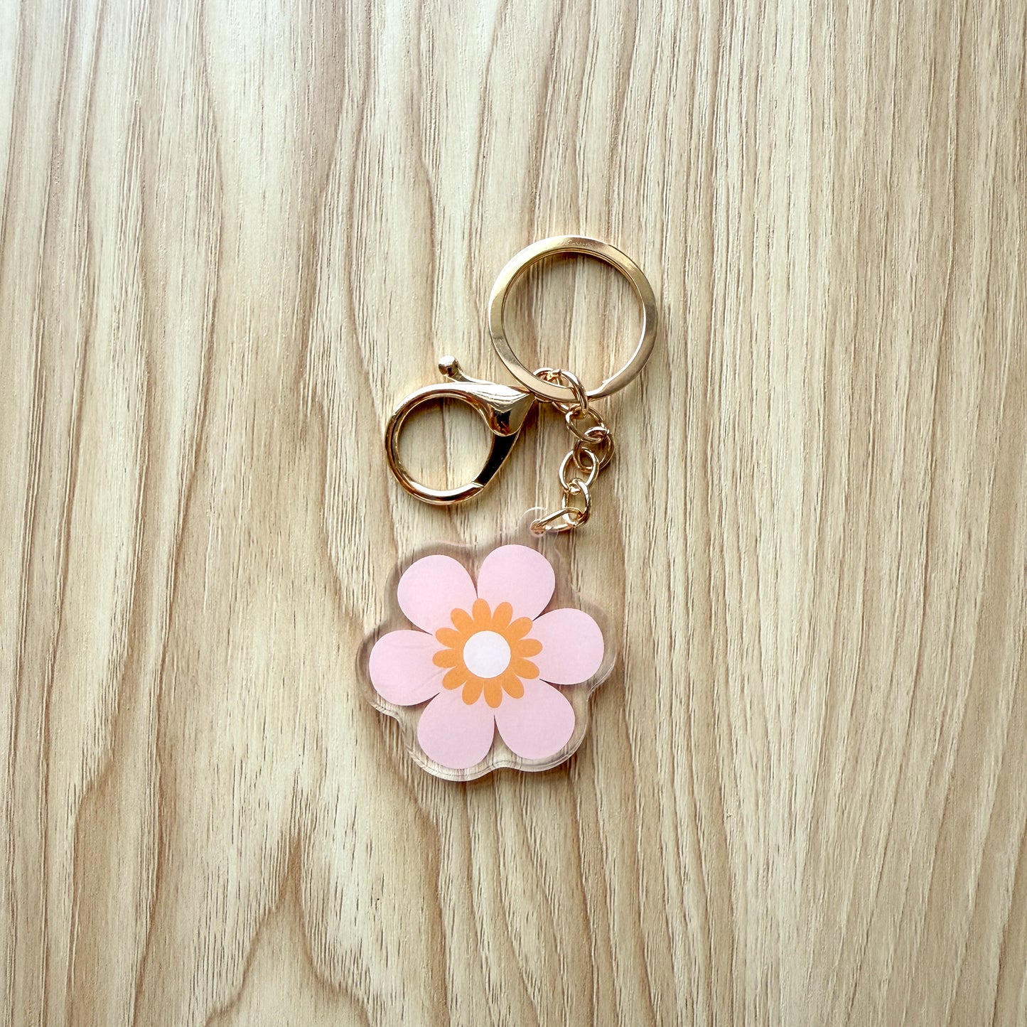 Ditsy Daisy Keychain