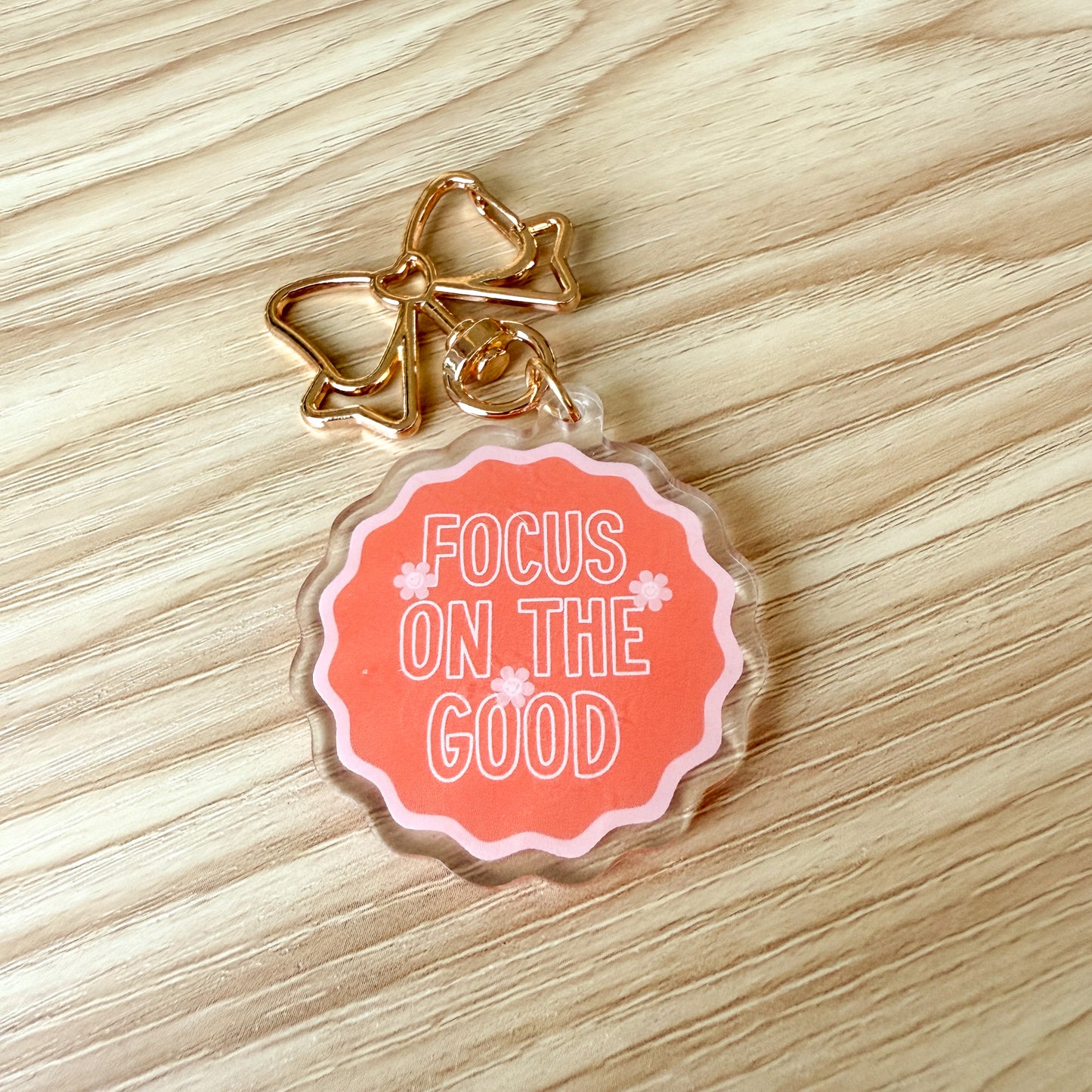 Focus on the Good Keychain