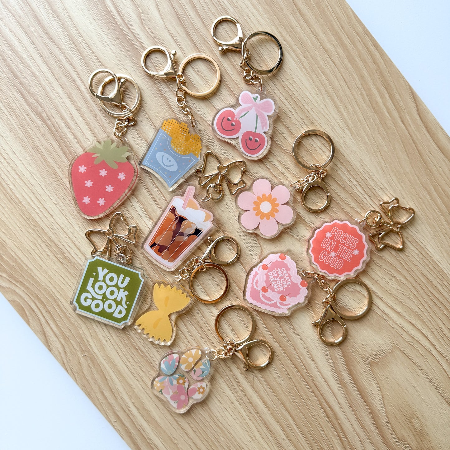 Focus on the Good Keychain