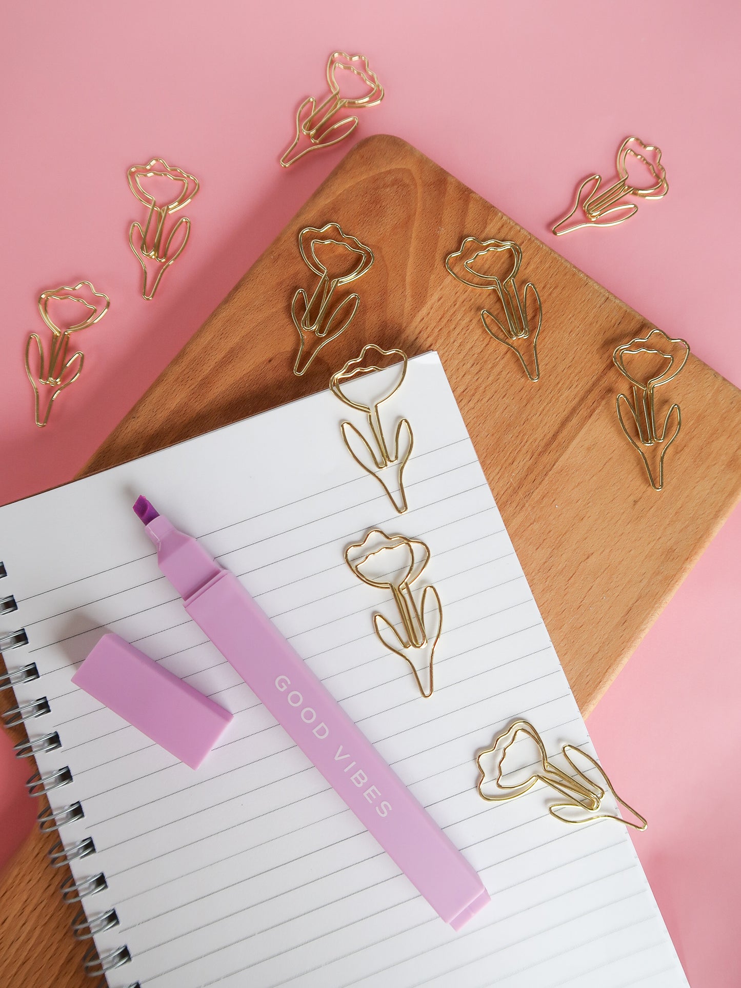 Flower Paper Clips