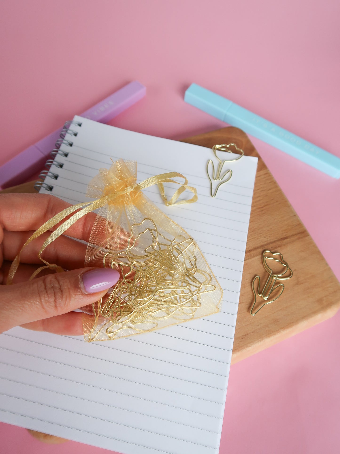 Flower Paper Clips