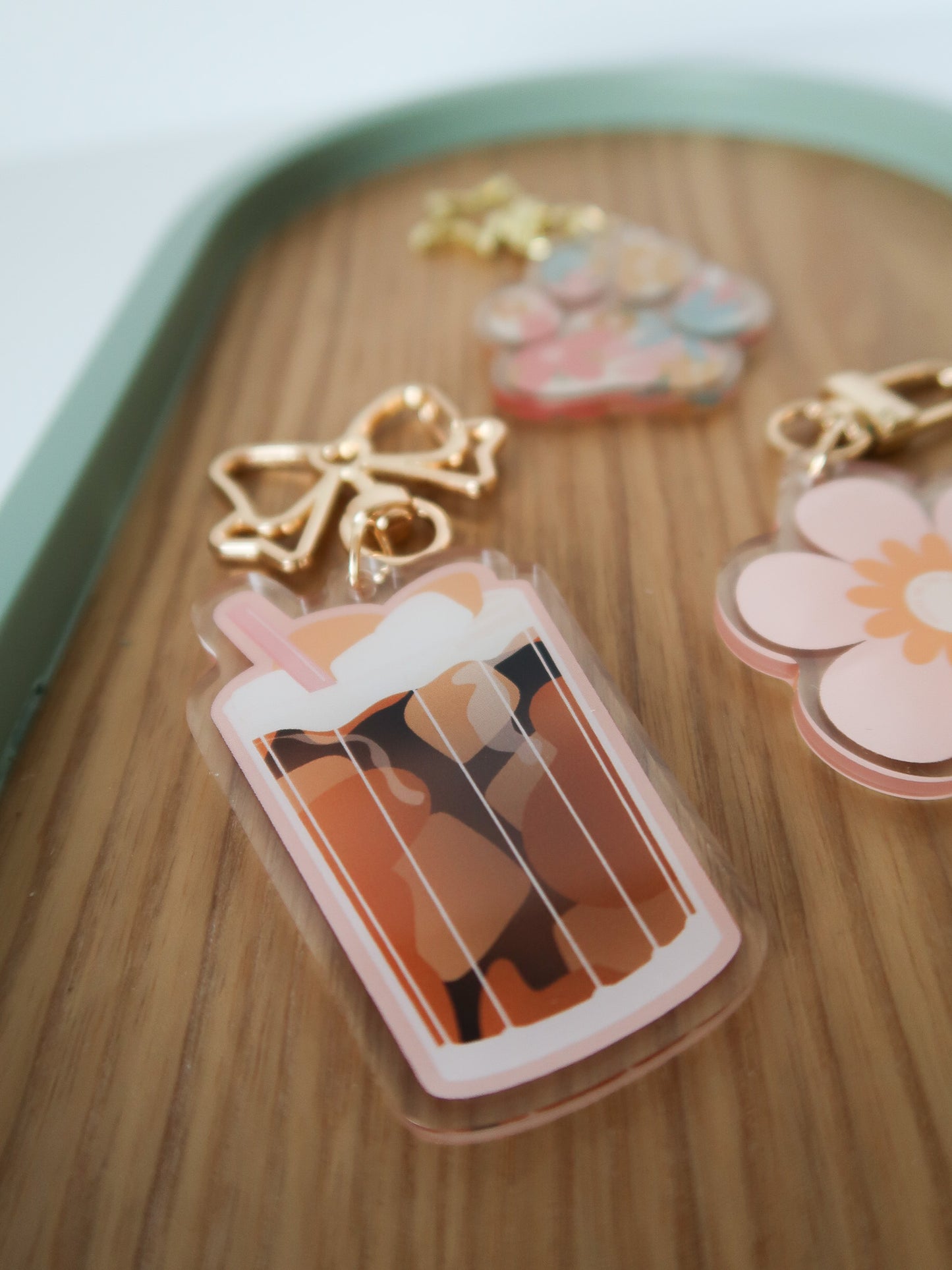 Iced Coffee Keychain