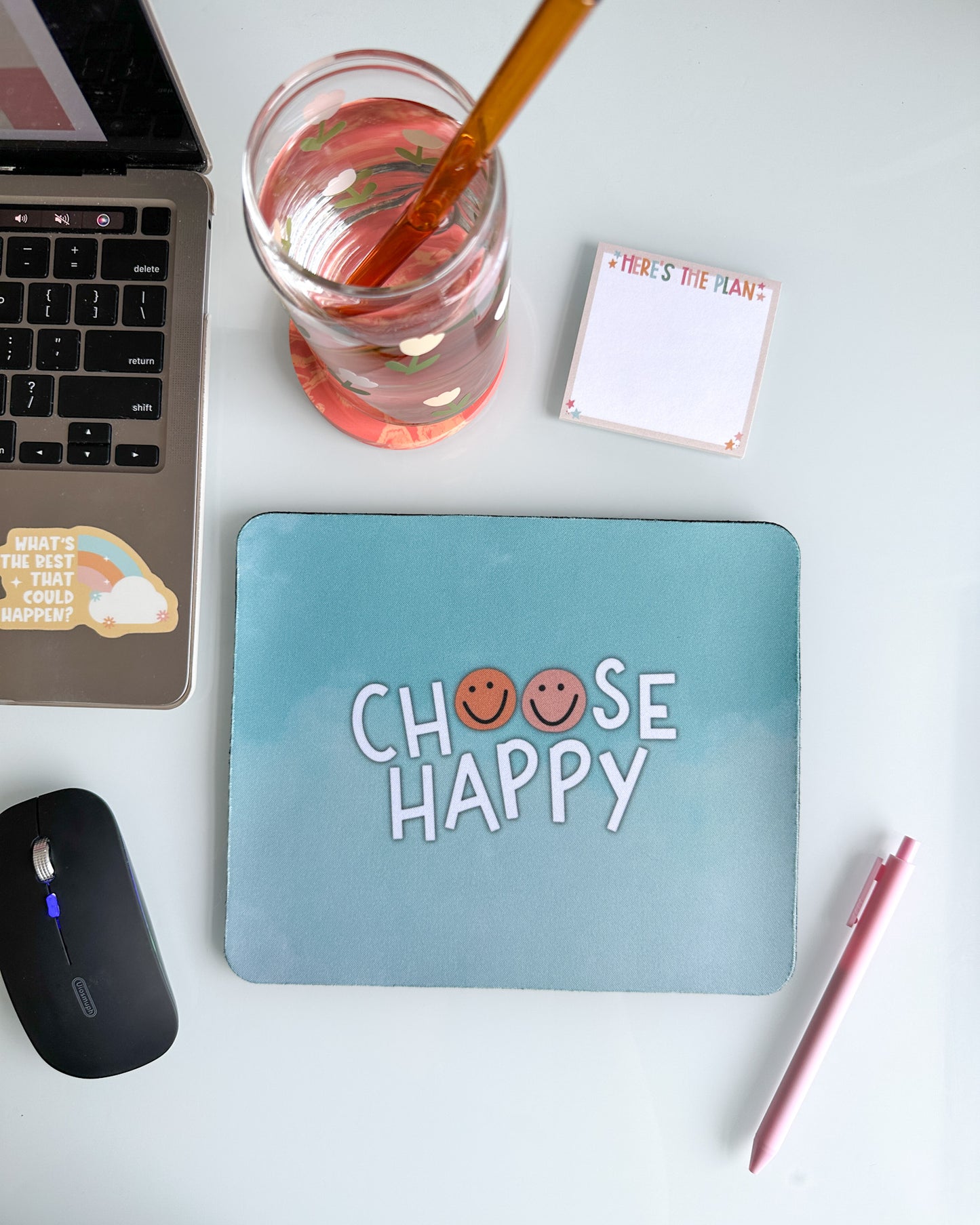 Choose Happy Mousepad