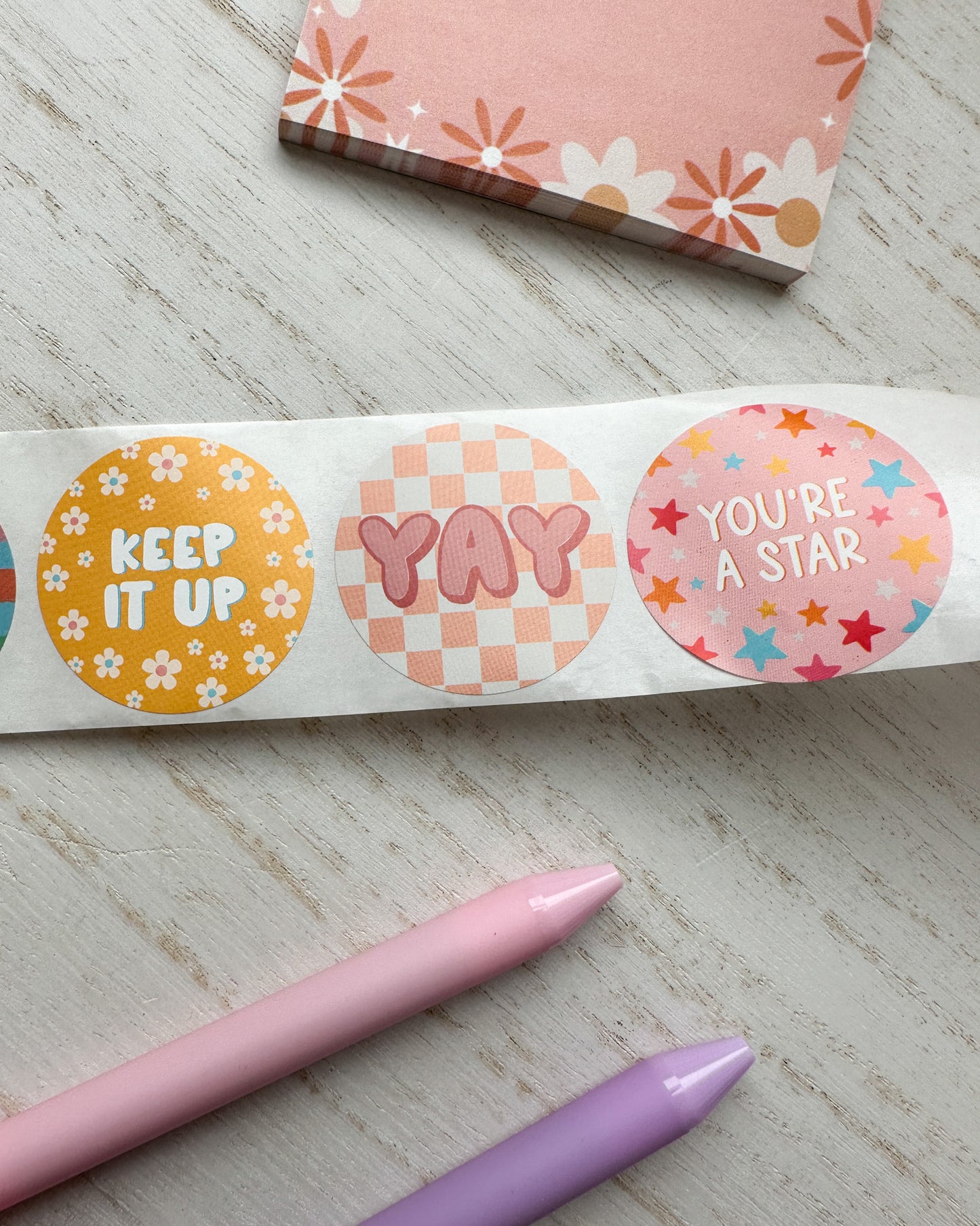 Motivational Sticker Roll - 100