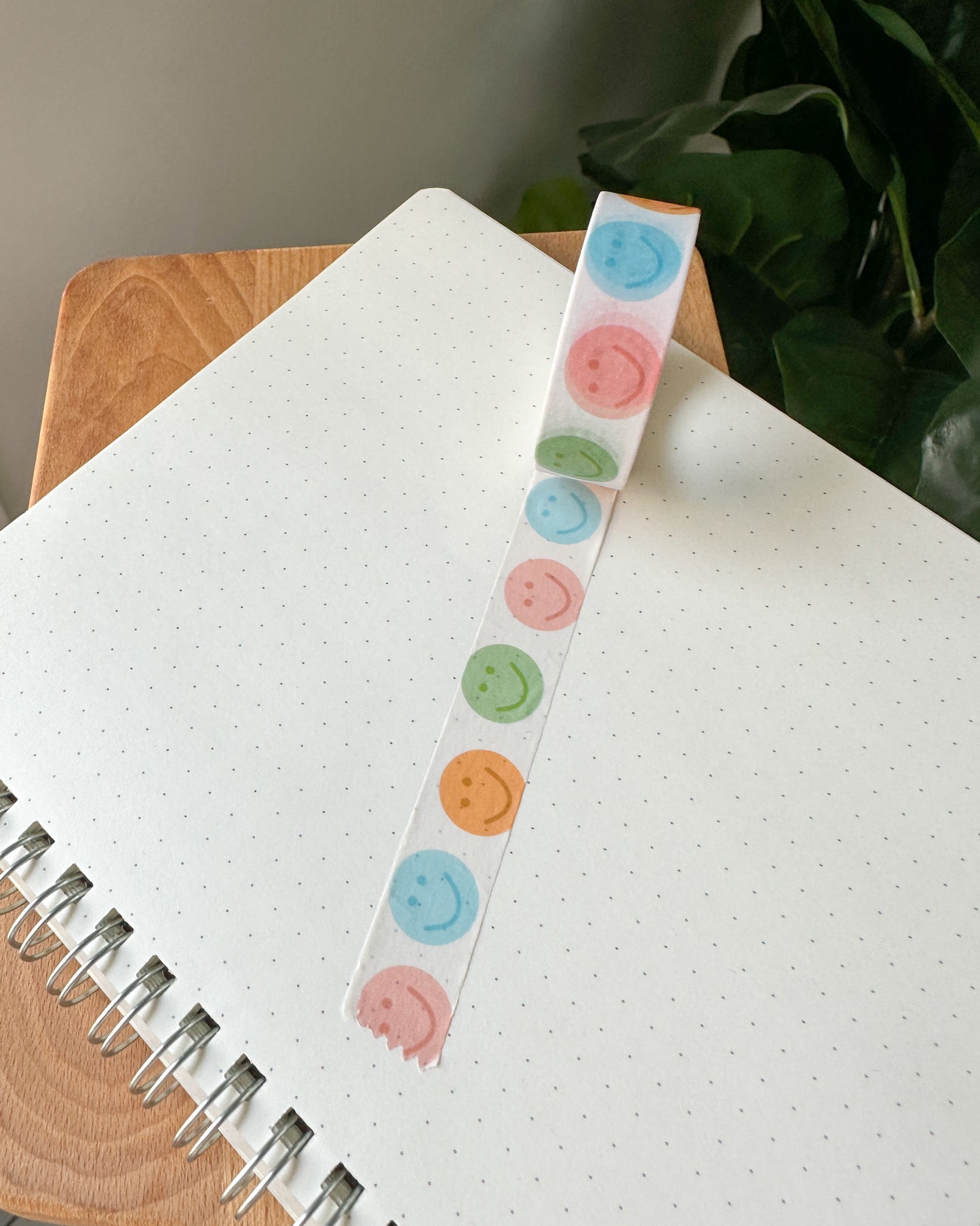 Smile Face Washi Paper Tape