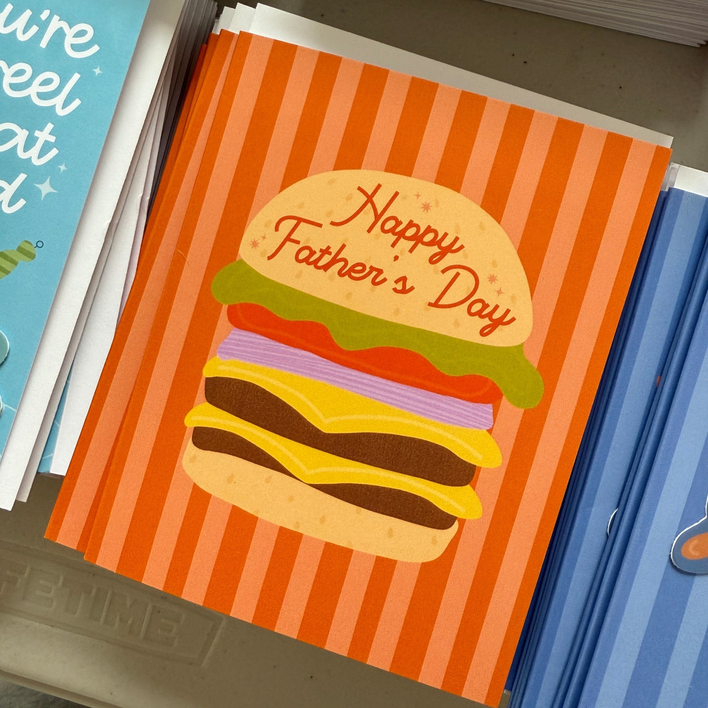 Father's Day Burger Greeting Card