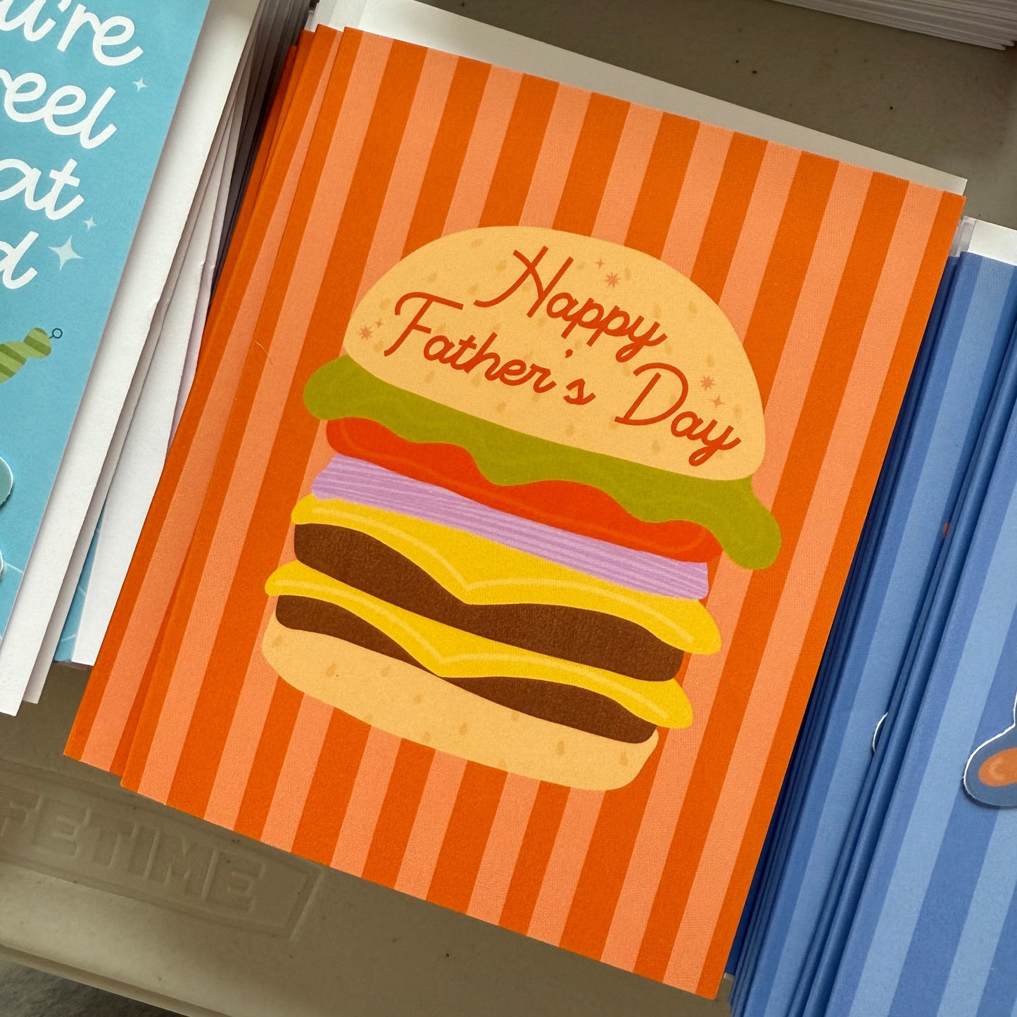 Father's Day Burger Greeting Card