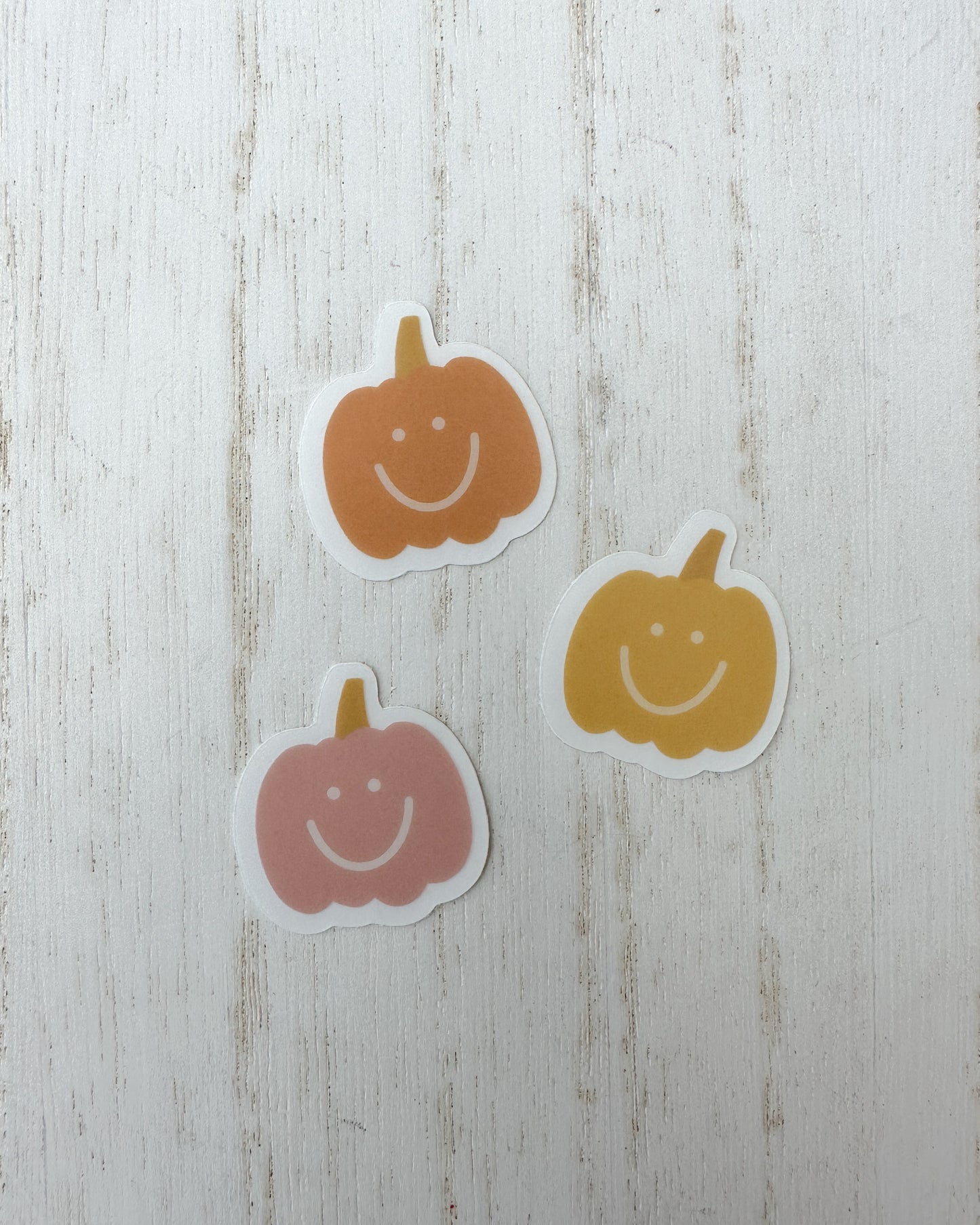 Mini Pumpkin Stickers: Pack of 3