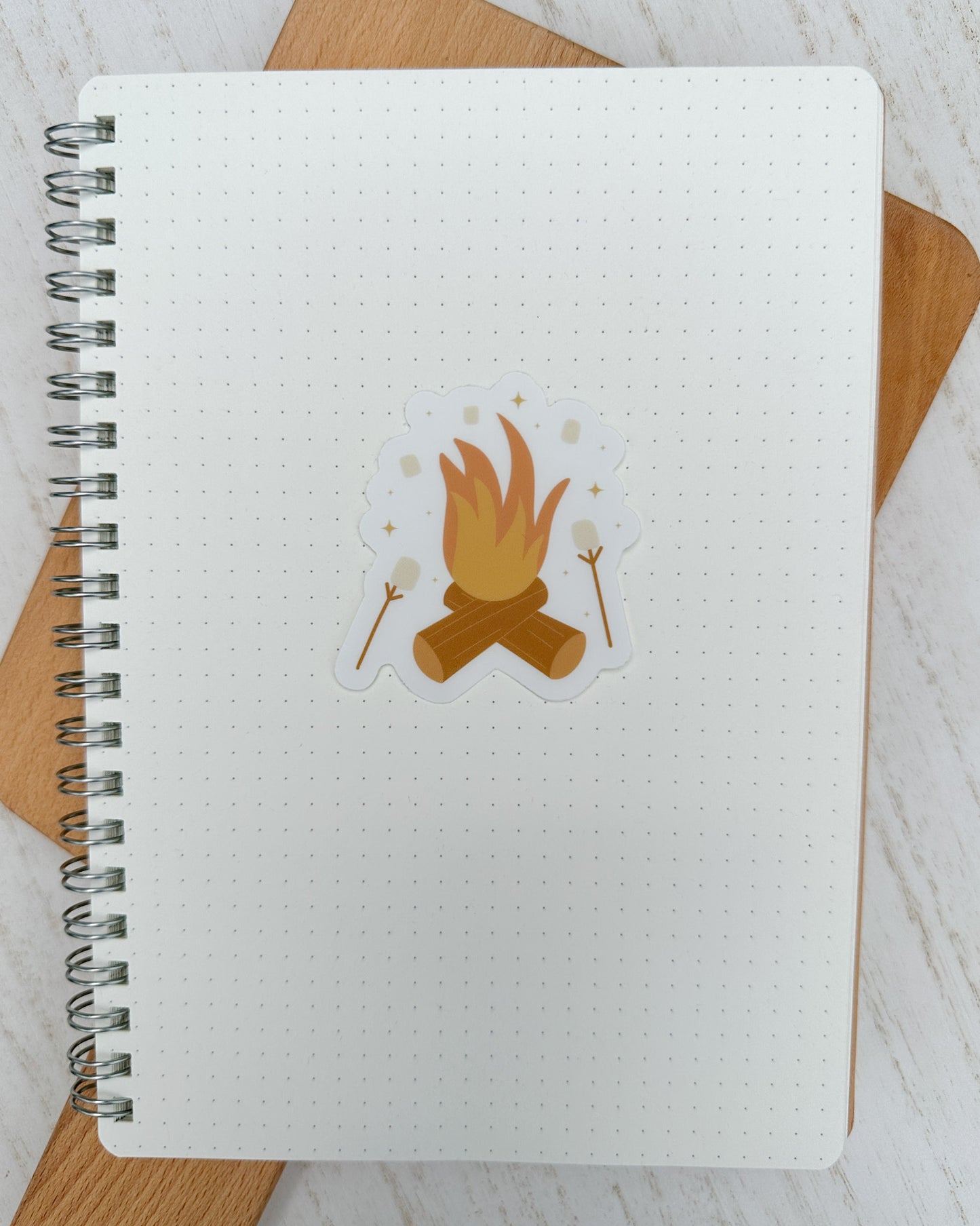Campfire Cozy Fall Sticker