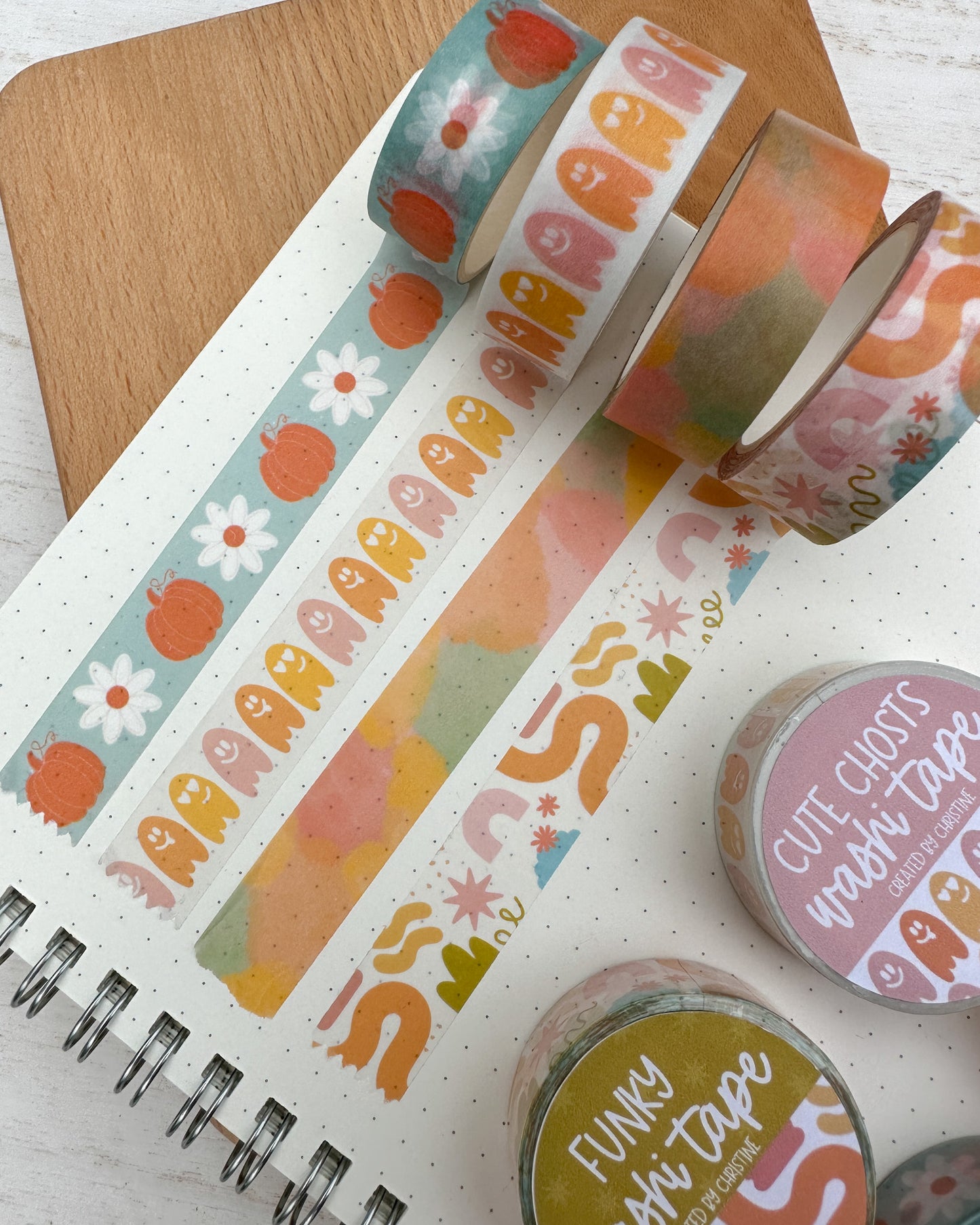 Ghosts Washi Paper Tape