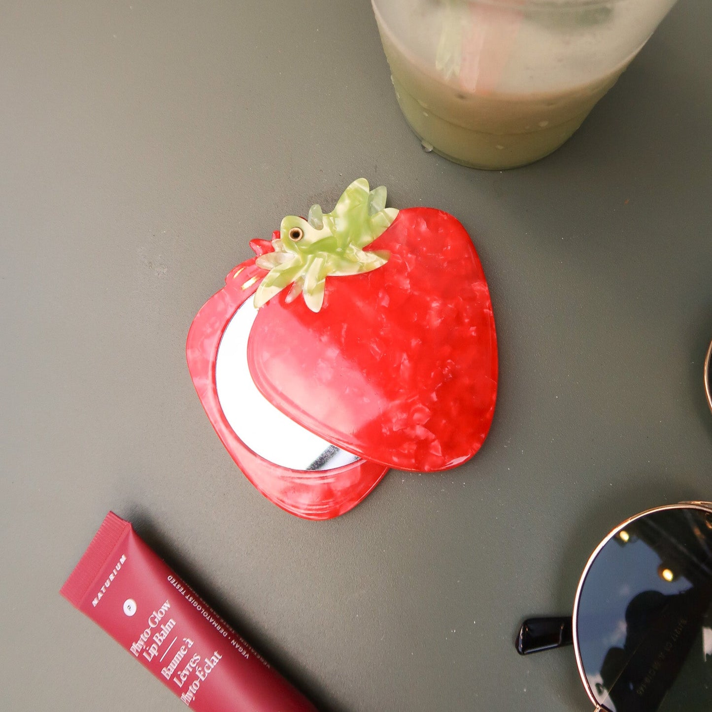 Strawberry Pocket Mirror