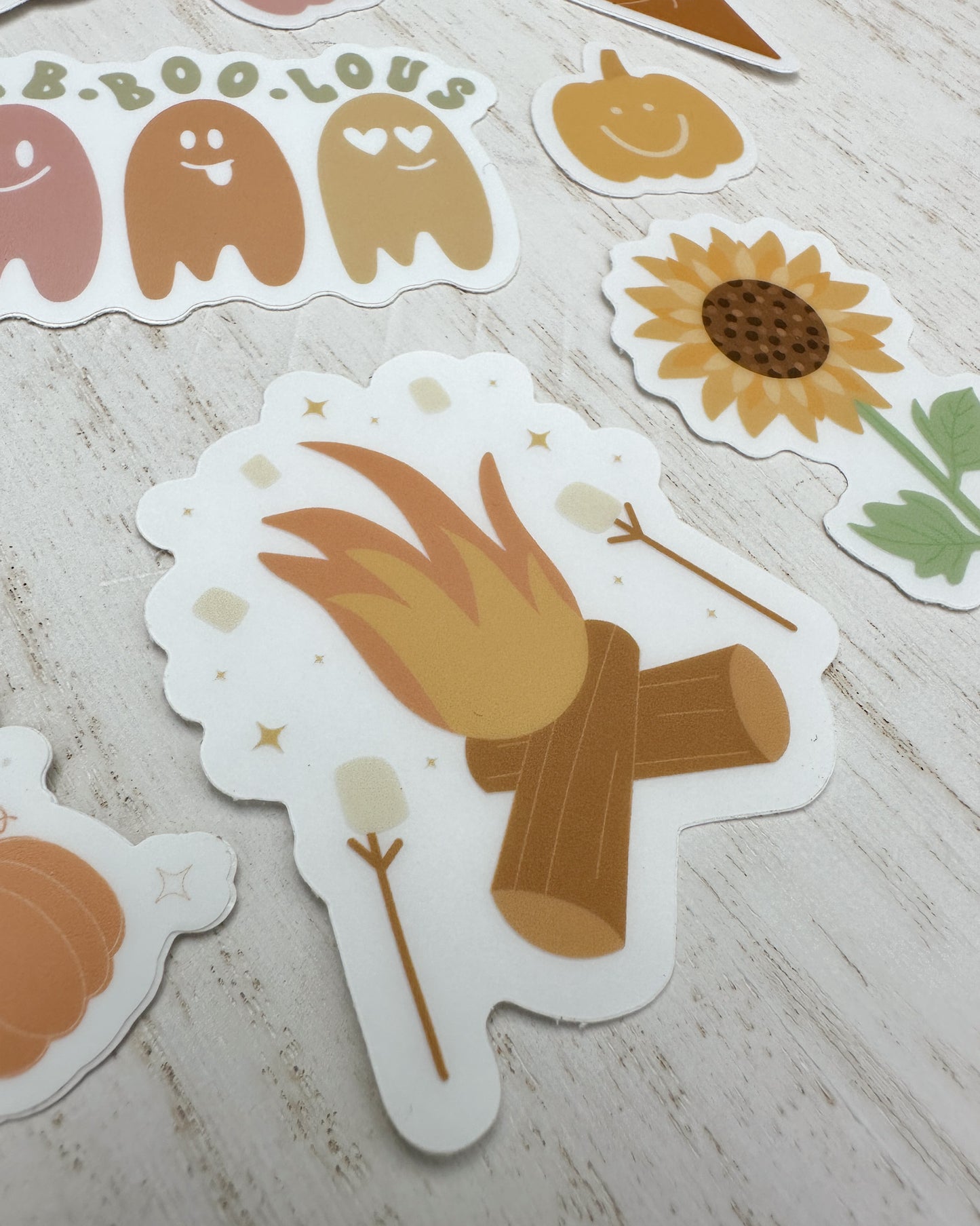 Campfire Cozy Fall Sticker