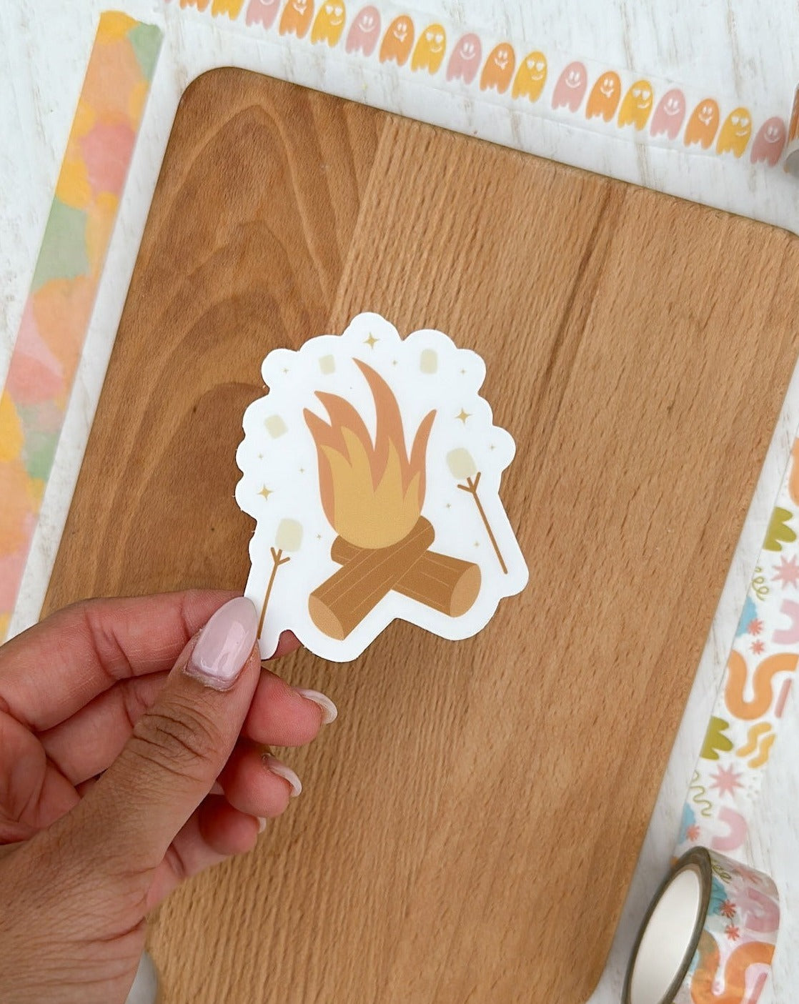 Campfire Cozy Fall Sticker