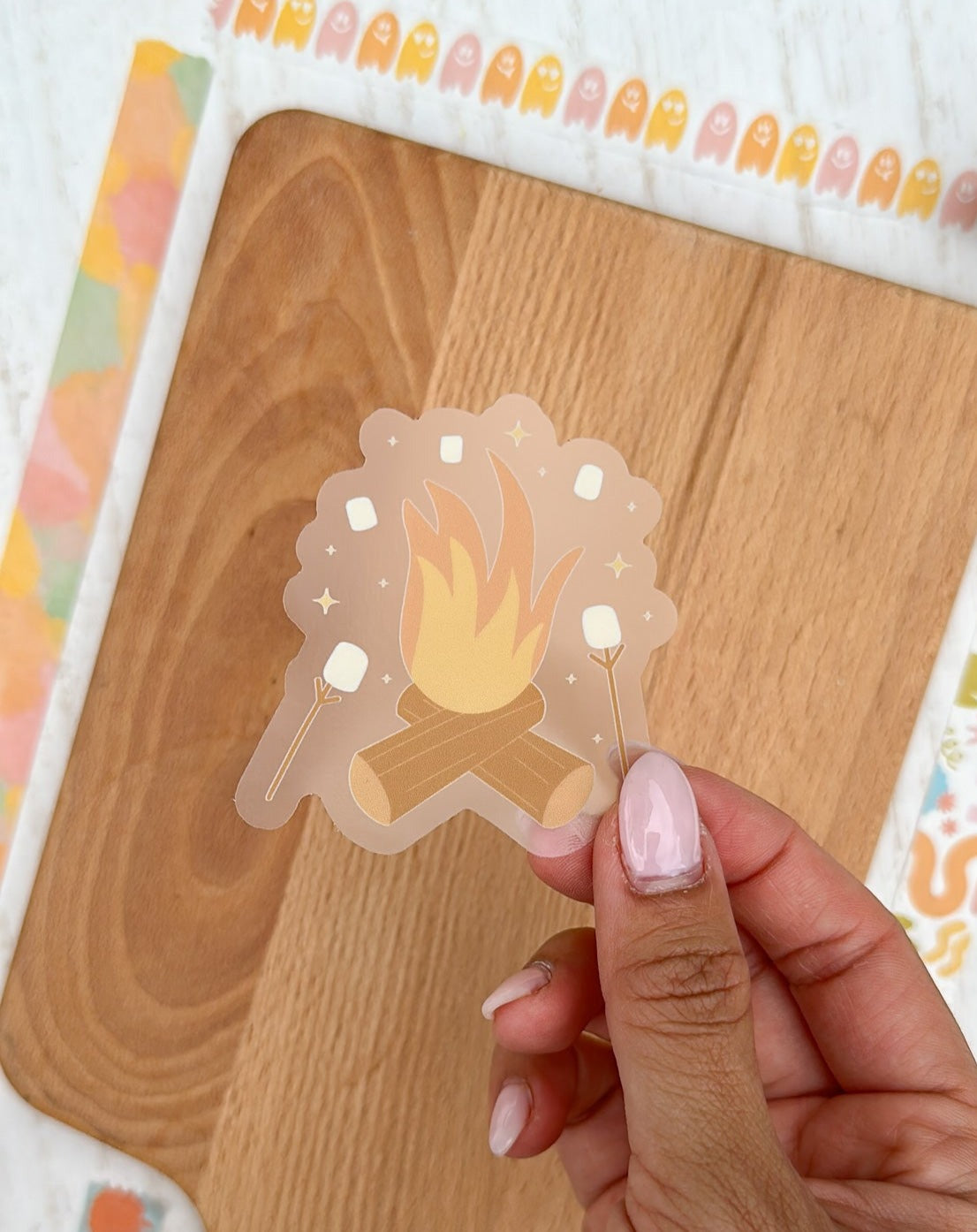 Campfire Cozy Fall Sticker