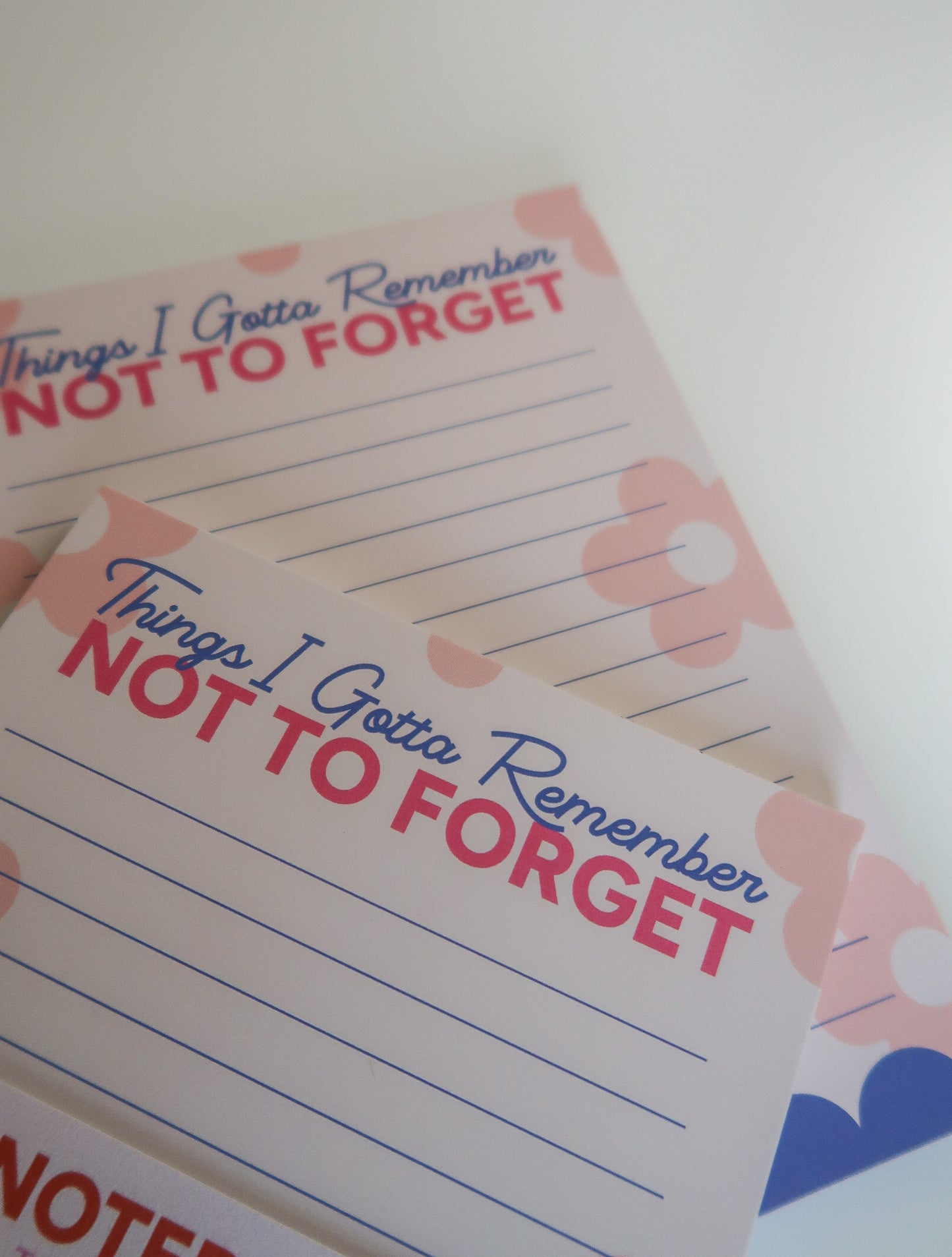 Things I Gotta Remember Notepad