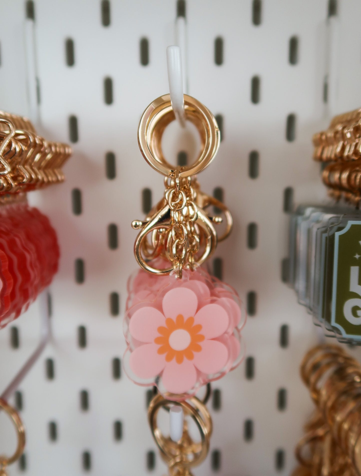Ditsy Daisy Keychain
