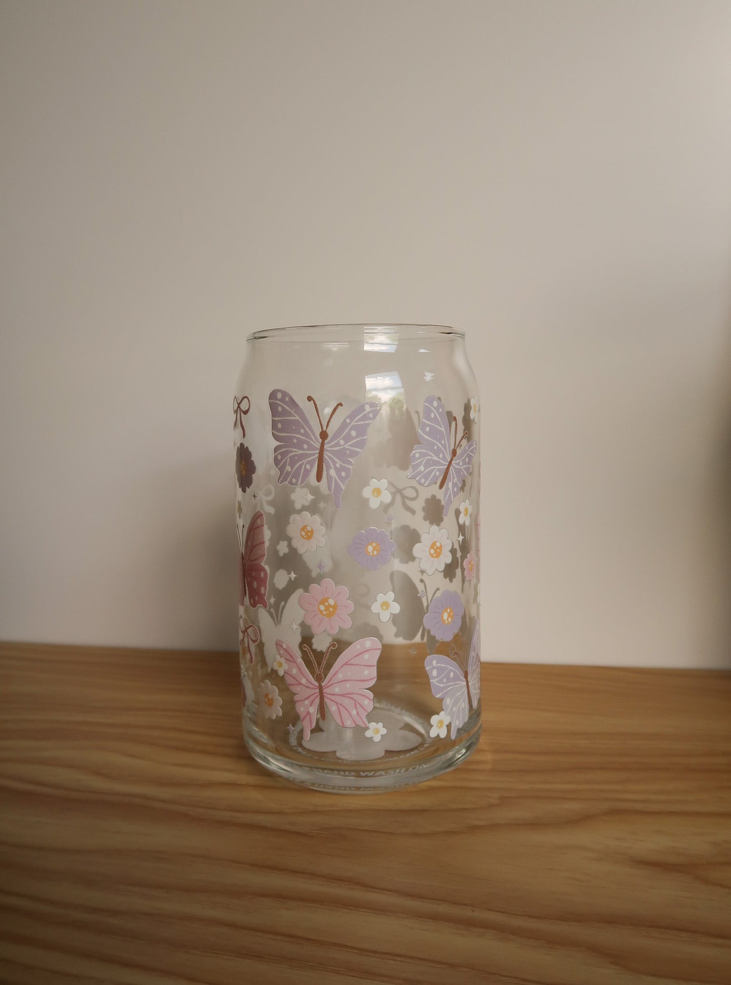 Butterfly Glass Cup