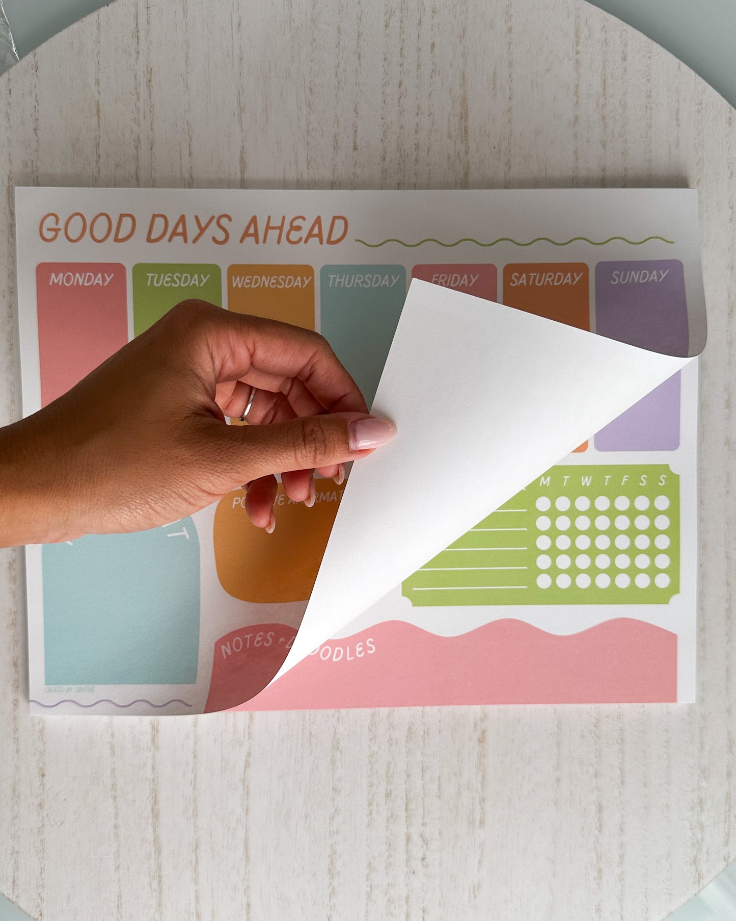 Good Days Ahead Planner Notepad