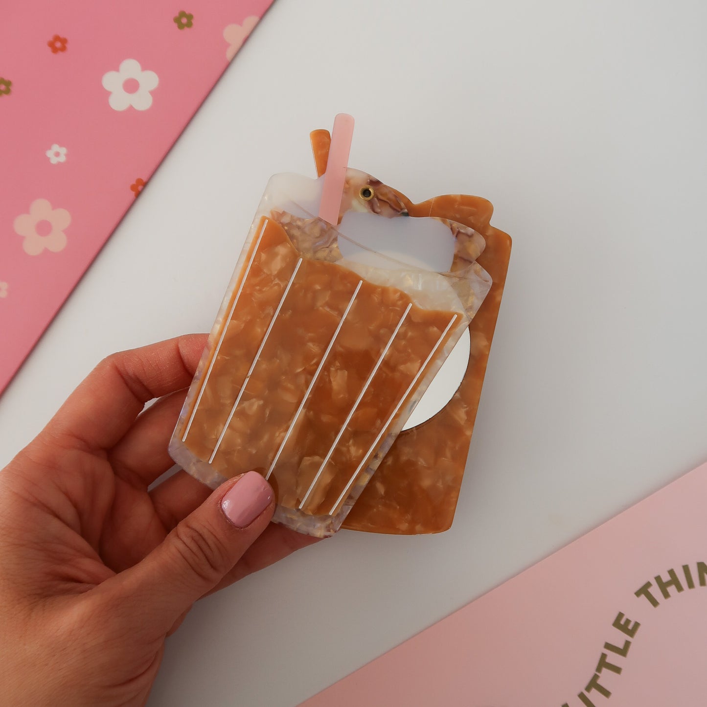 Coffee Pocket Mirror