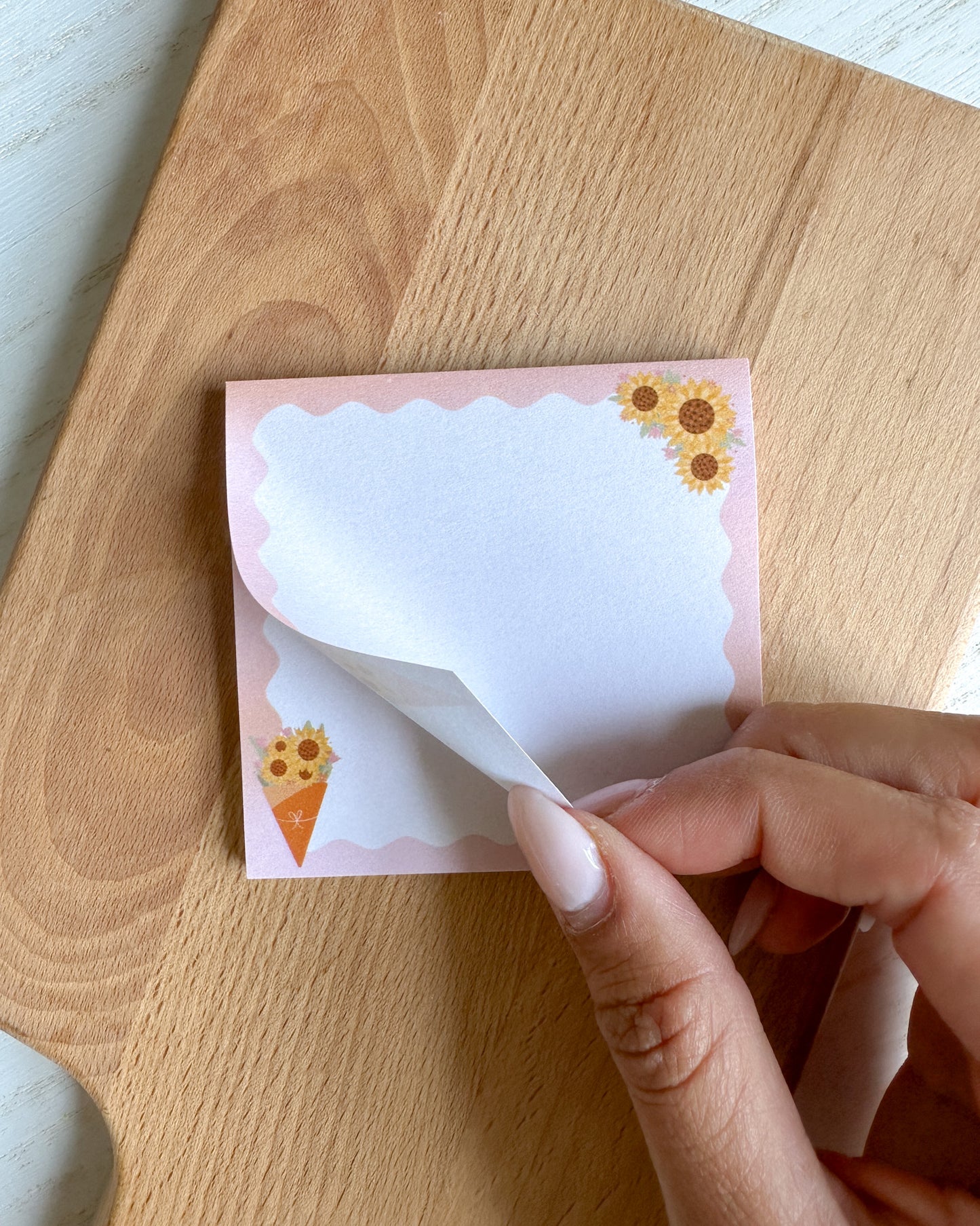 Sunflower Sticky Notes