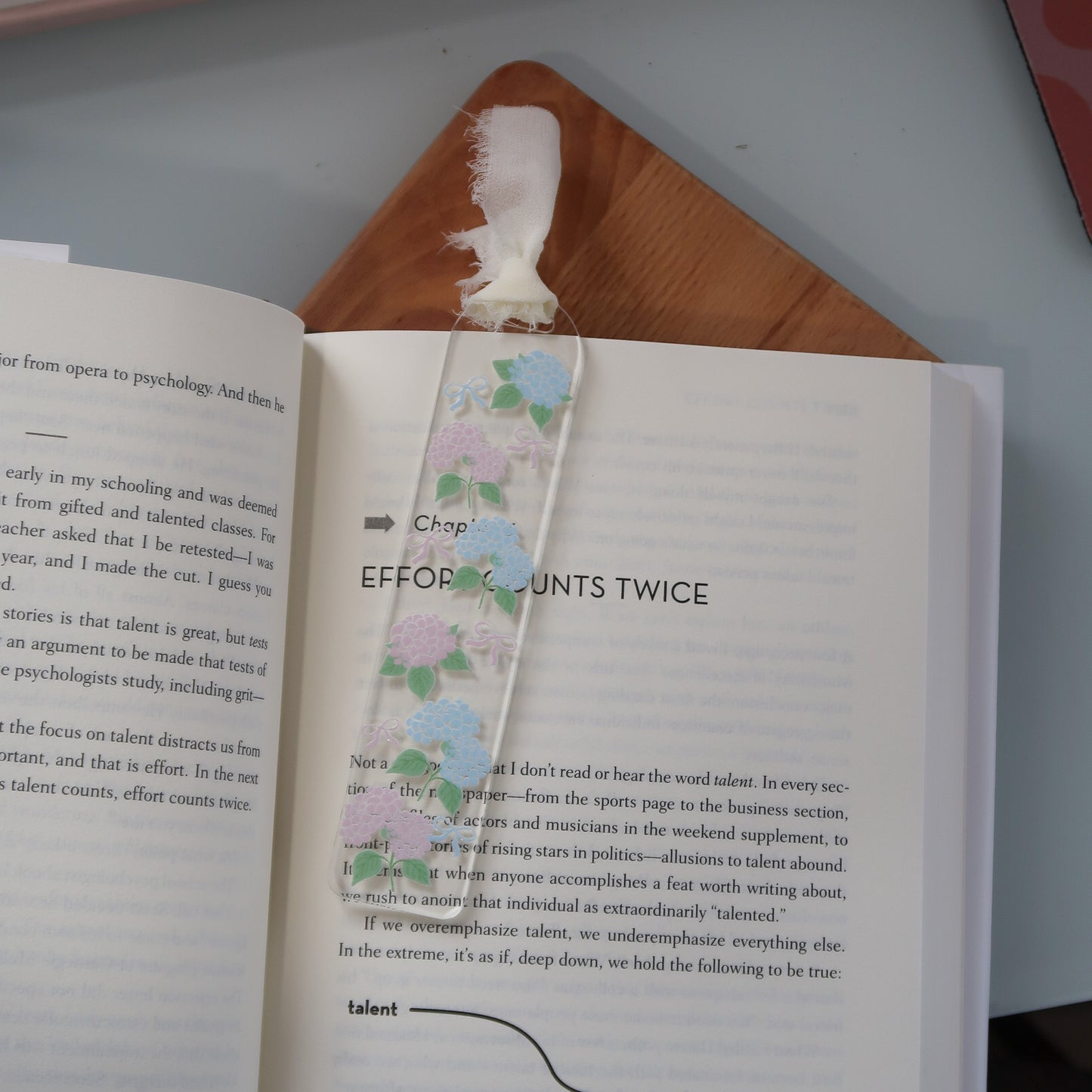 Hydrangea Bookmark