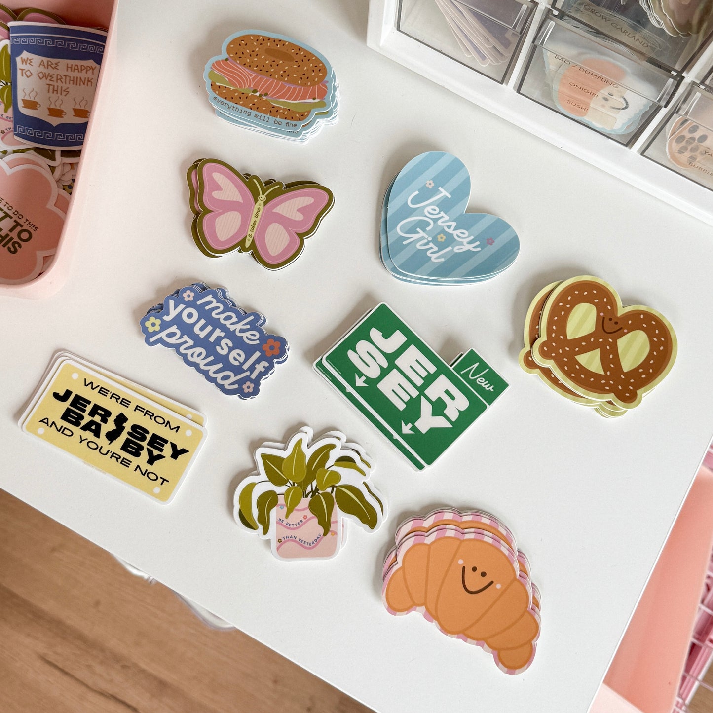 Everything Will Be Fine Bagel Sticker