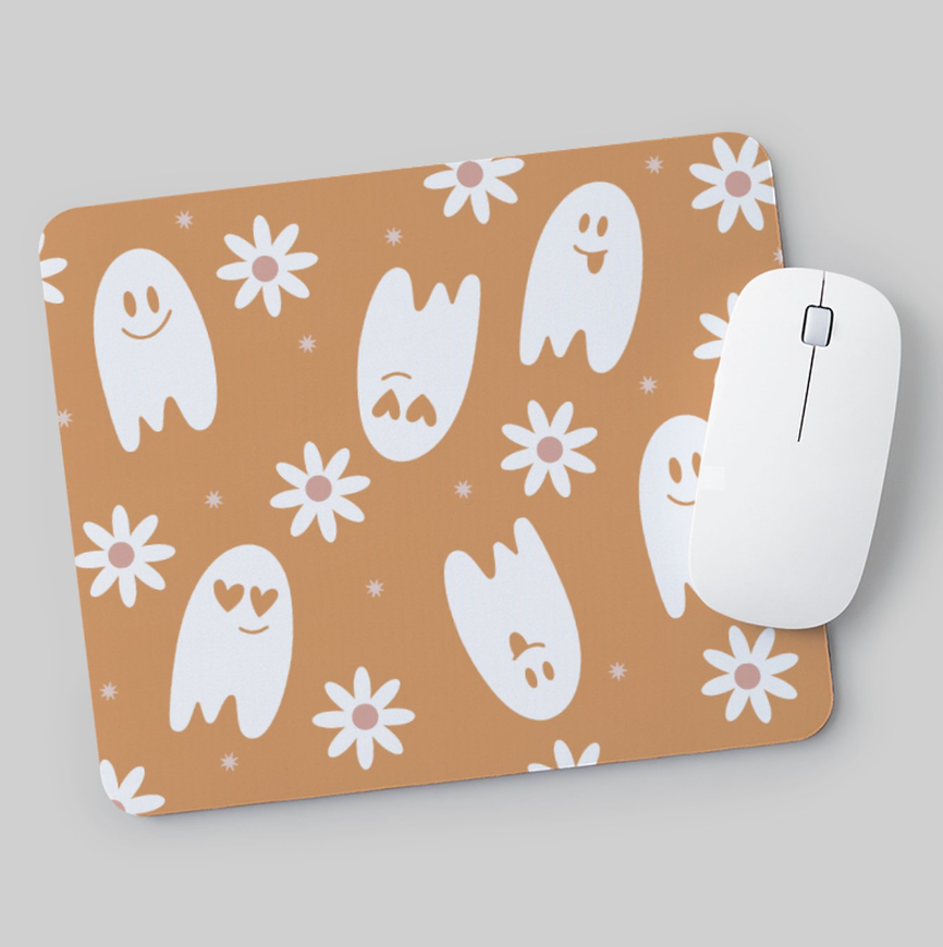Ghost Floral Mousepad
