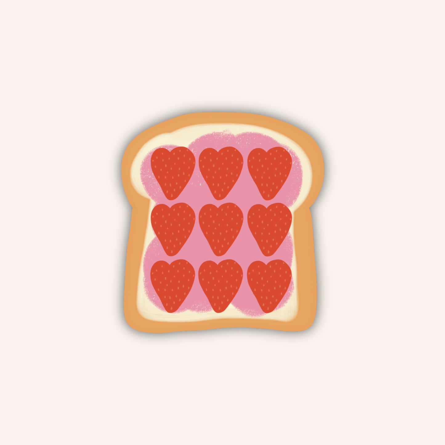 Toast Art Sticker